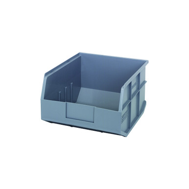 Stackable Shelf Bins 12" D x 11" W x 7" H - Gray - Case of 6