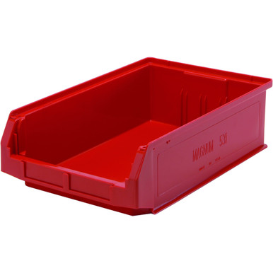 Magnum Series Bins 19.75" D x 12.38" W x 5.88" H - Red - Case of 6