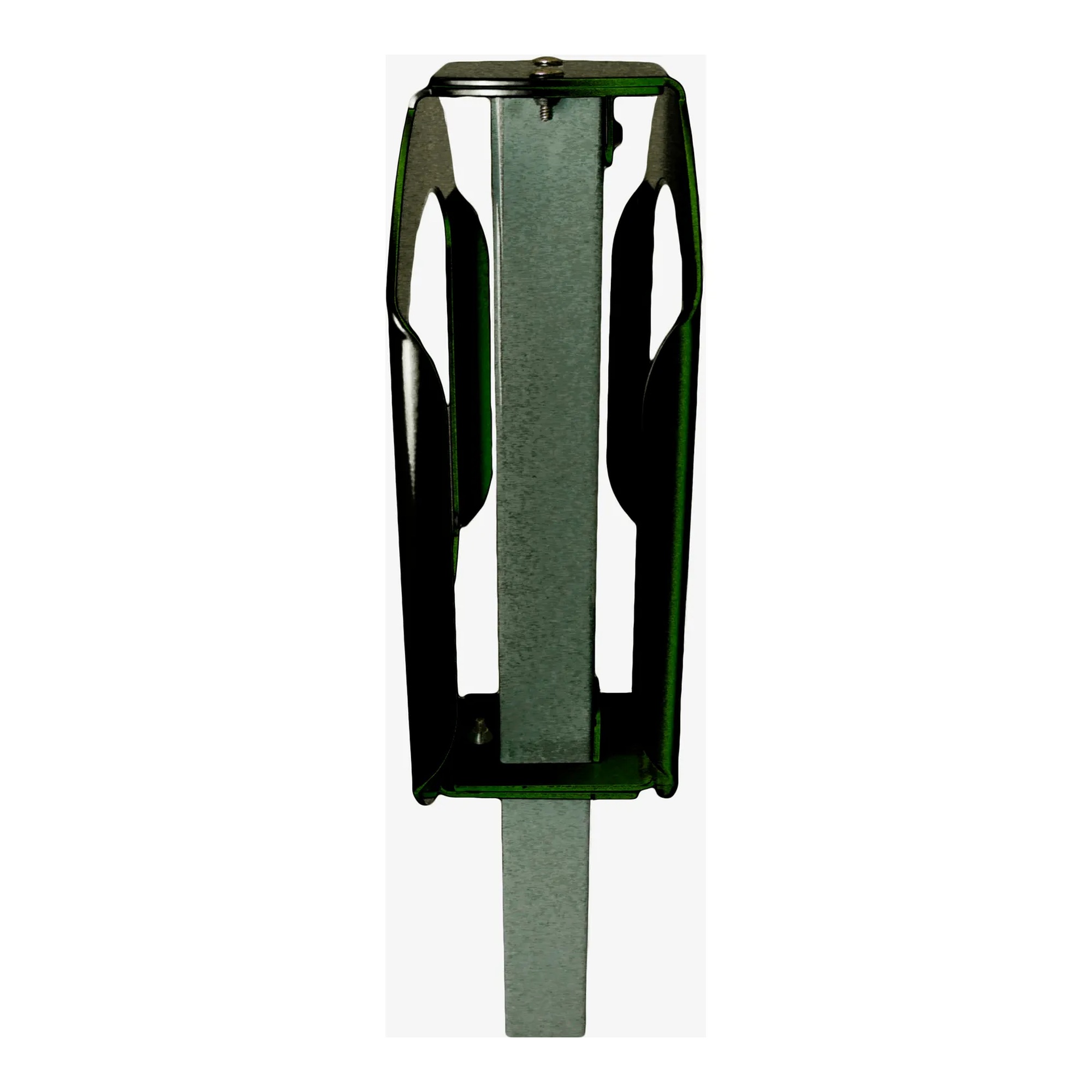Black double ring bike rack, manufacturer part number 2070-BLACK