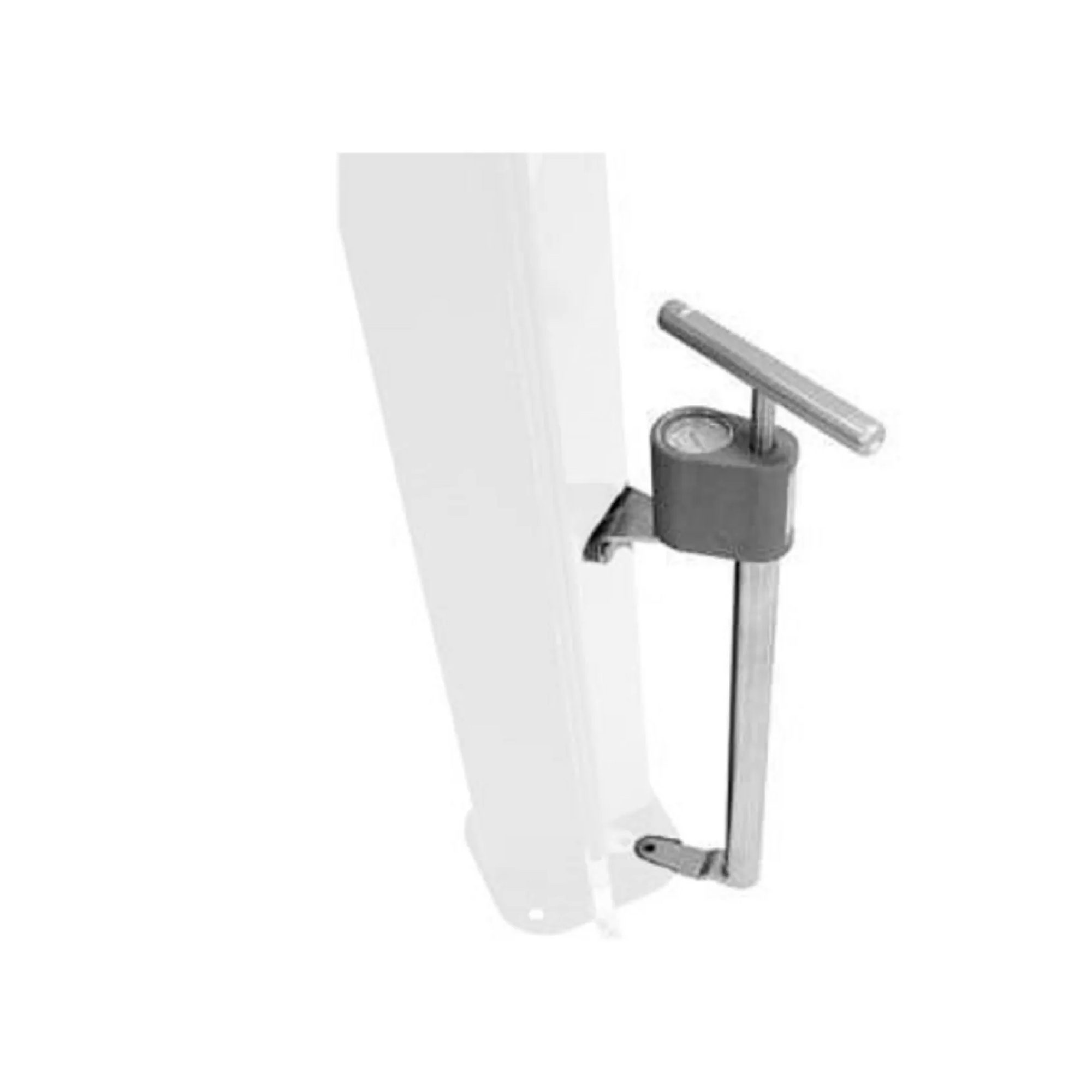 Deluxe Repair Station Mount Air Pump, Silver