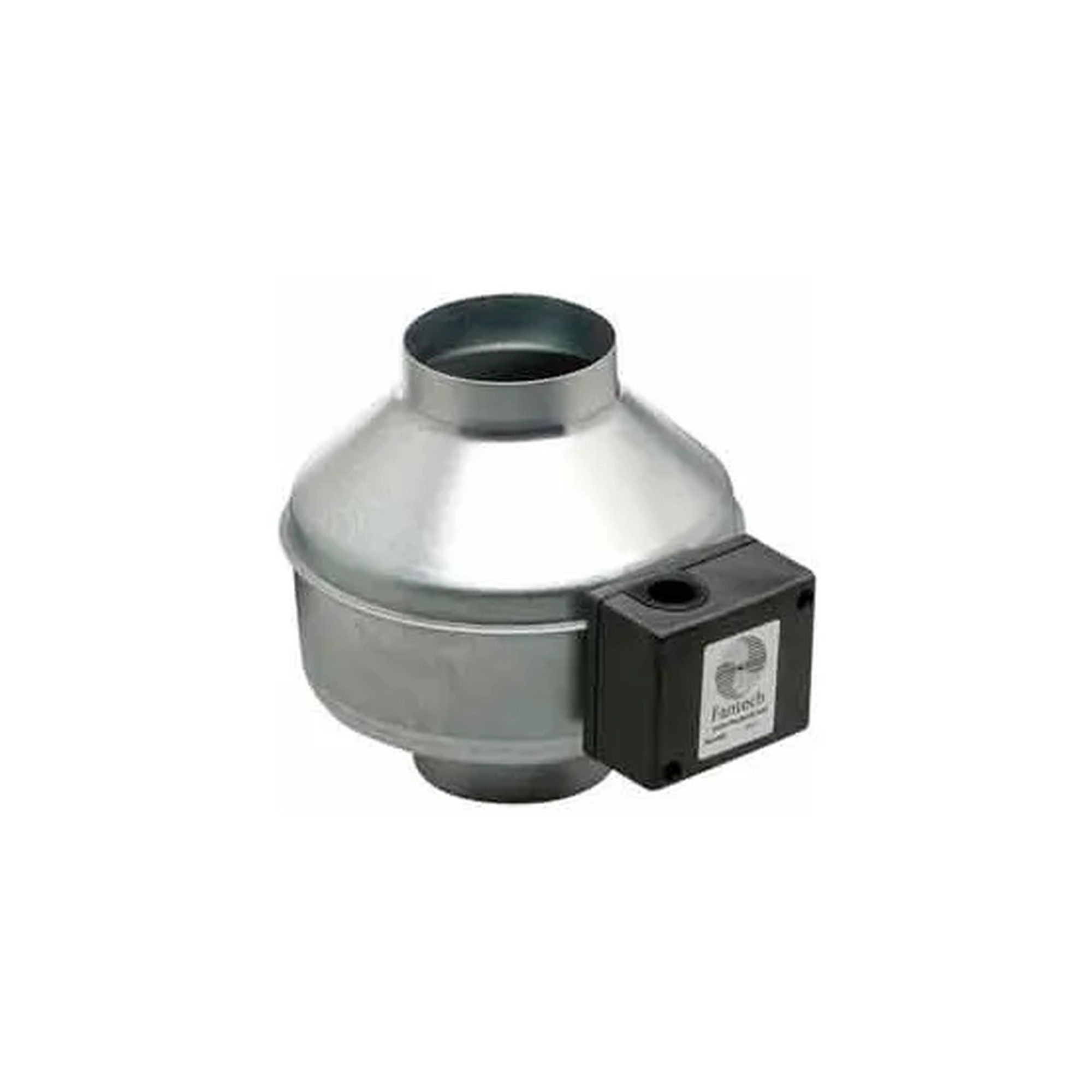 4-Inch In-Line Centrifugal Duct Fan, Metal Housing, 170 CFM