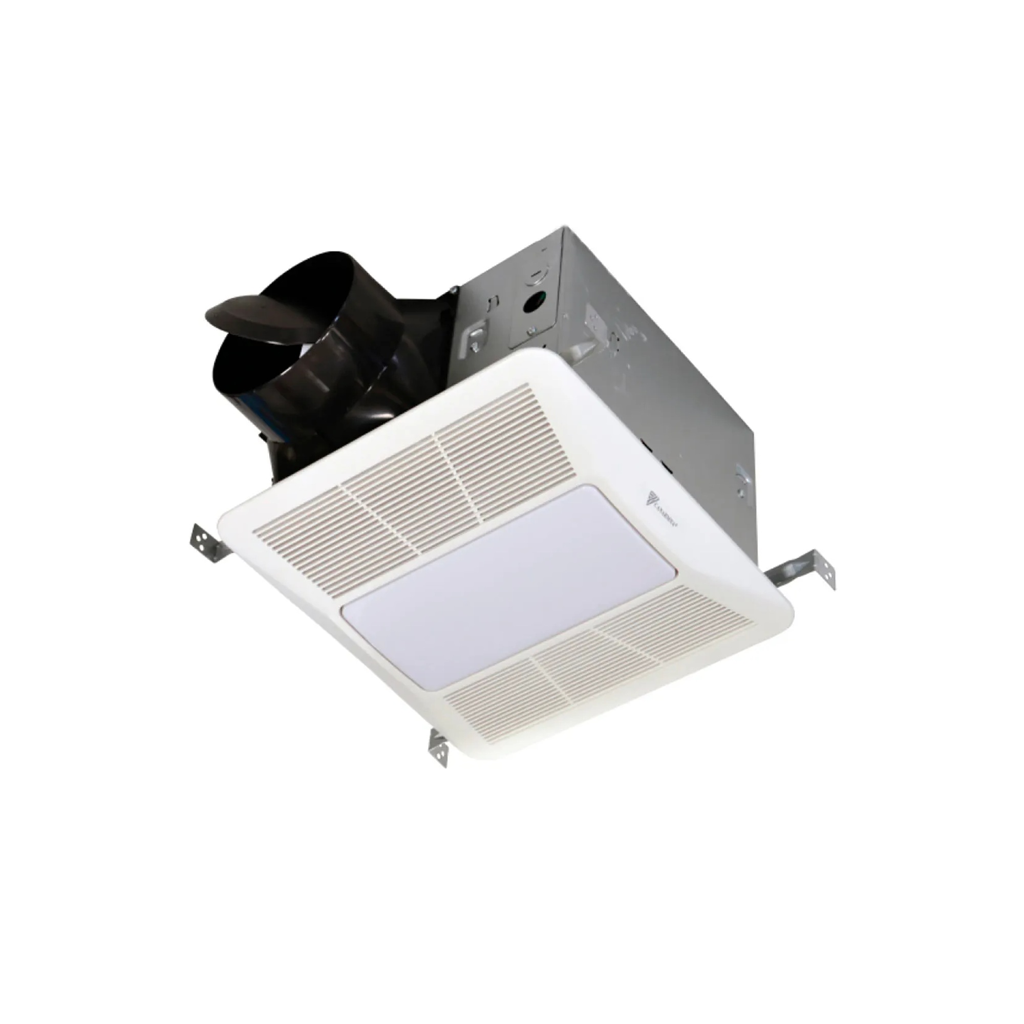 80 CFM Quiet Bathroom Exhaust Fan with LED Light