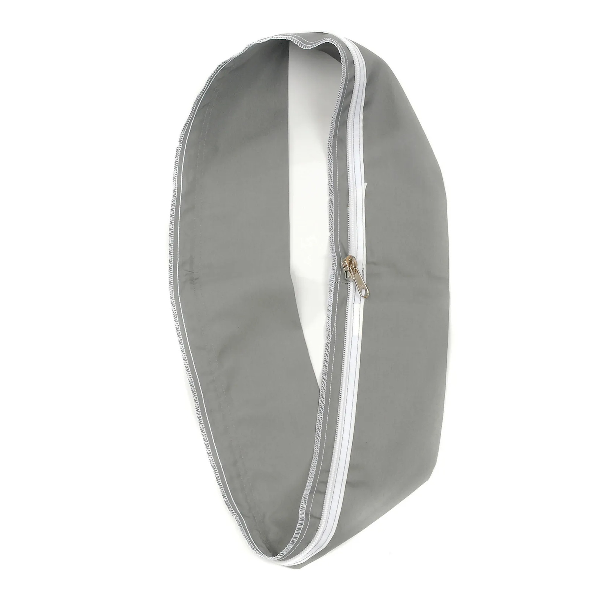 20-Inch Gray Fabric Duct Inlet Section