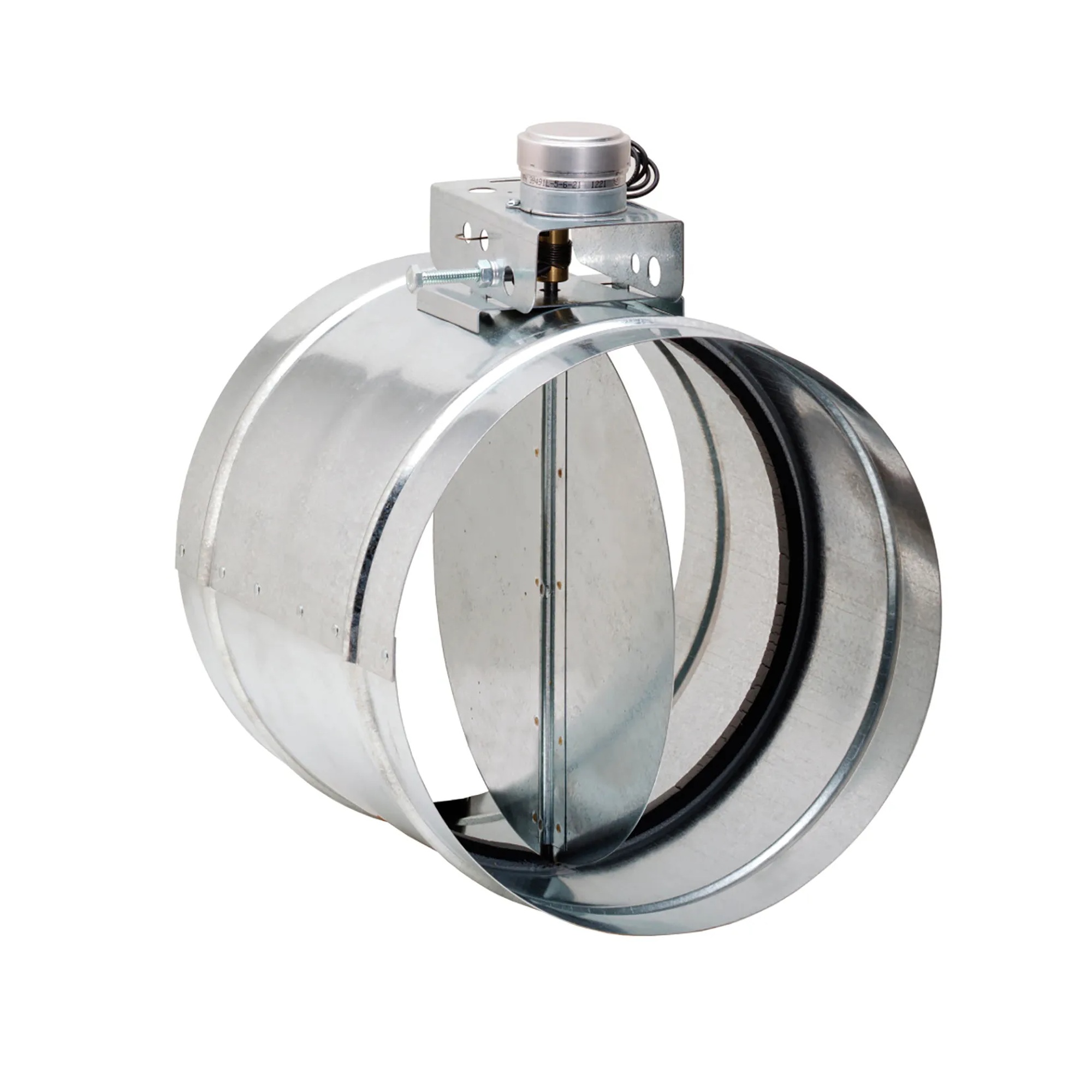 12-Inch 24V Motorized Shut-Off Damper