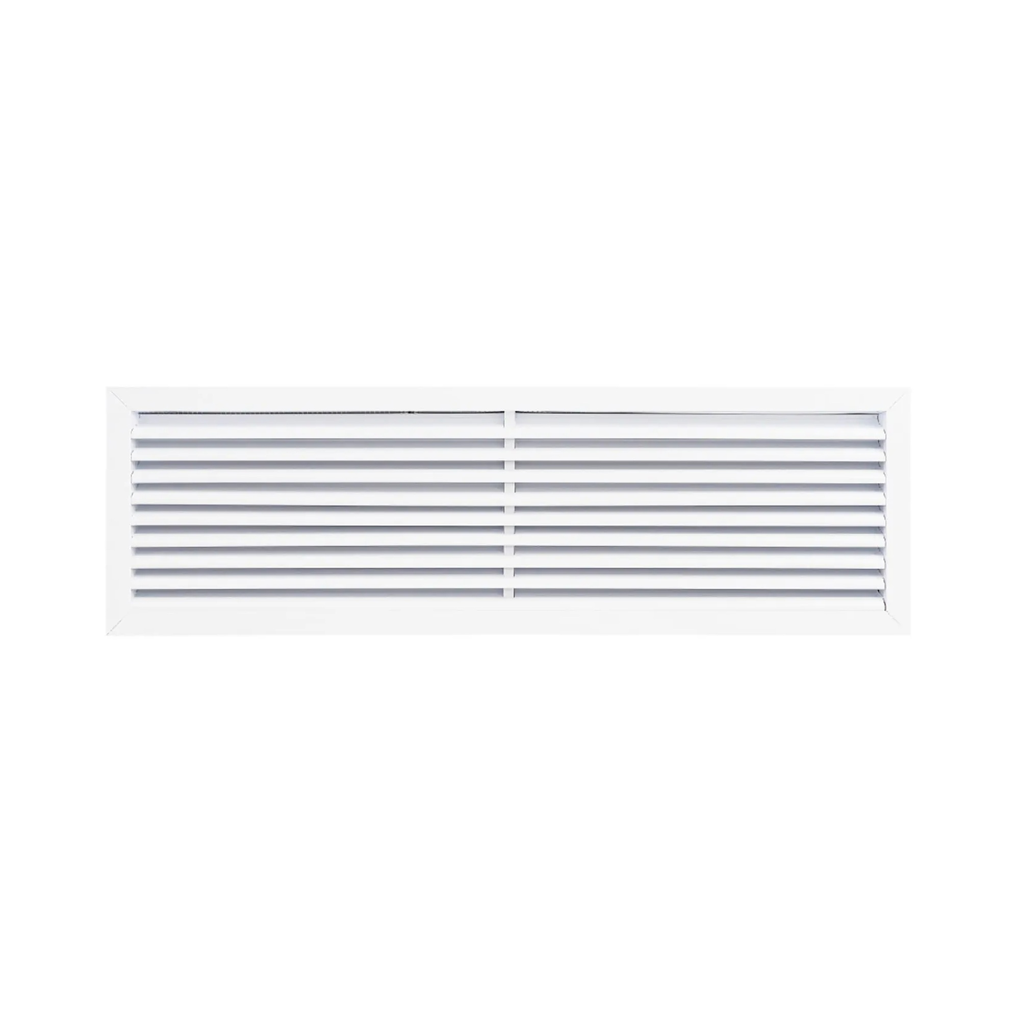 White Aluminum Exterior Return Air Grille for 36 x 6 Duct Opening