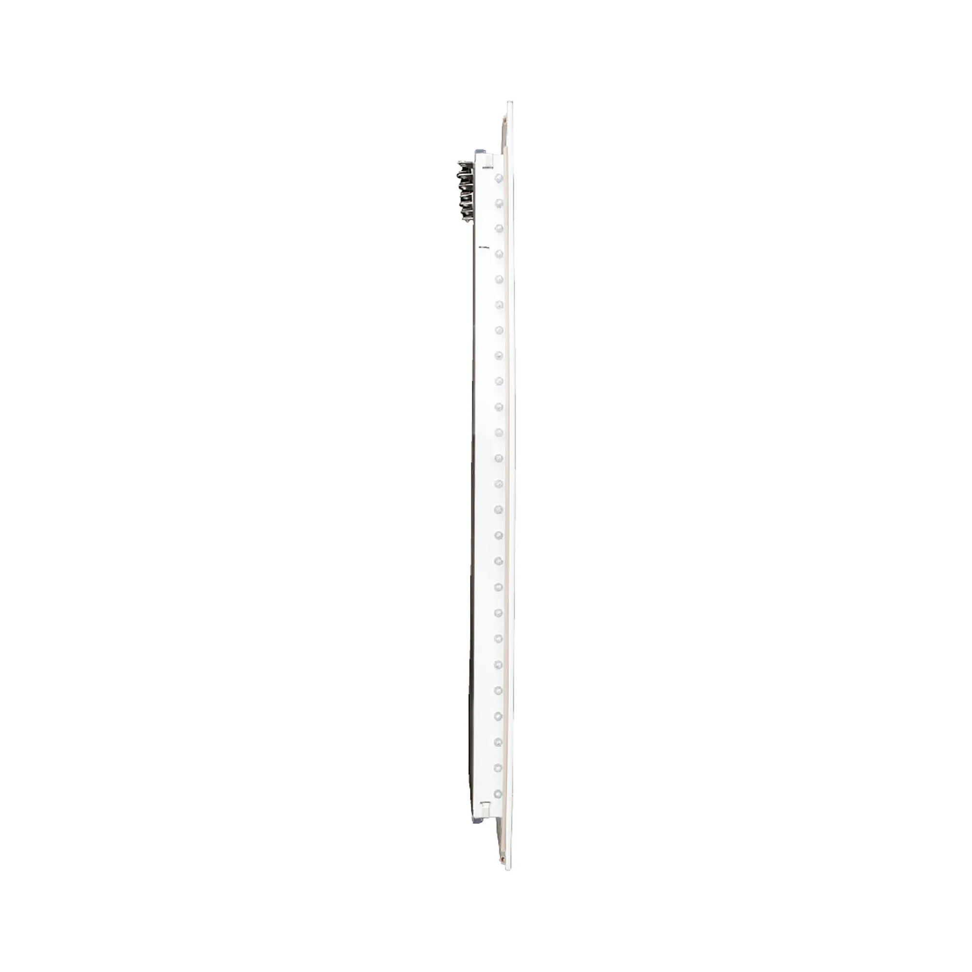 White aluminum adjustable one-way wall register for a 20 x 8 duct opening