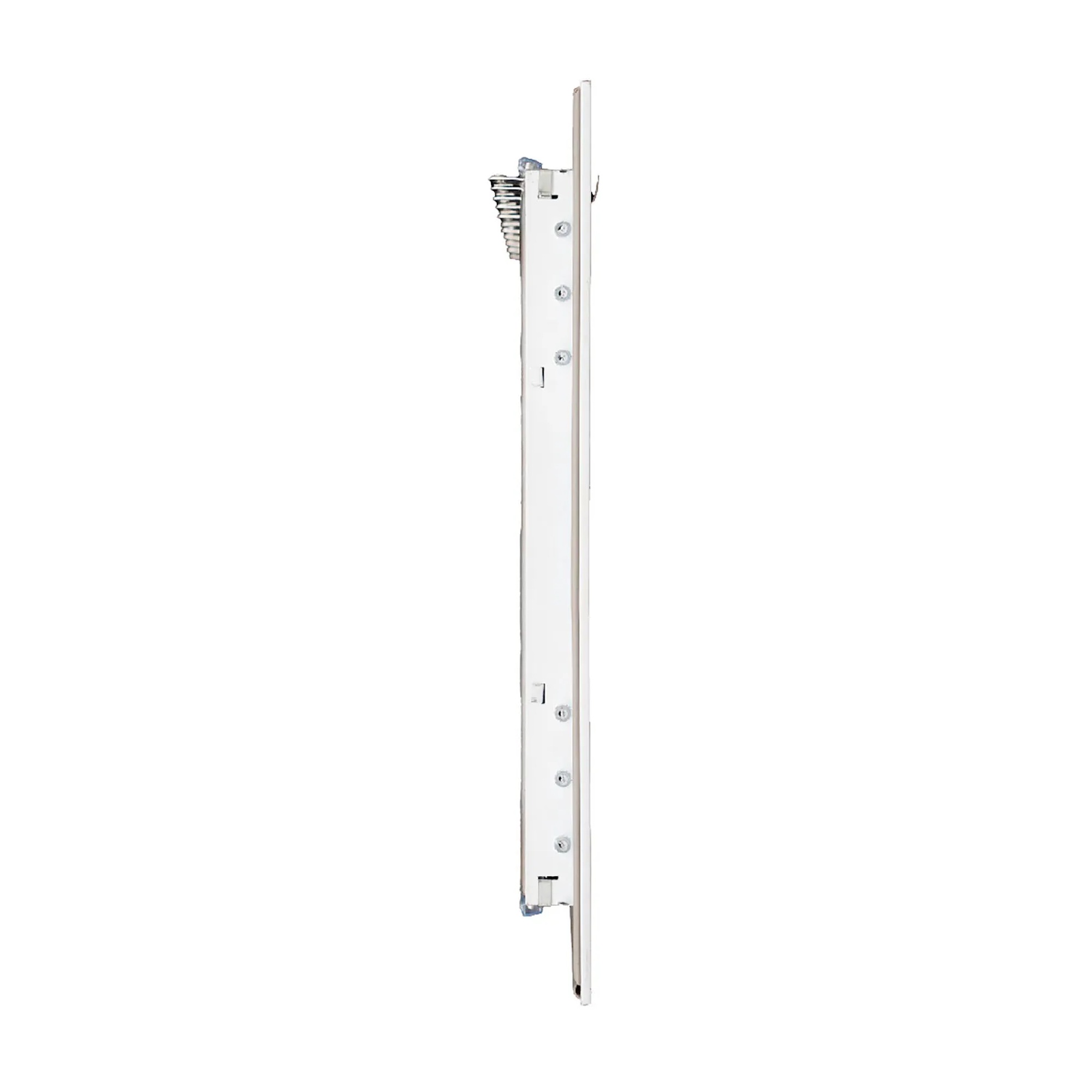 White 4-way aluminum ceiling air diffuser for a 16 in. x 16 in. duct opening