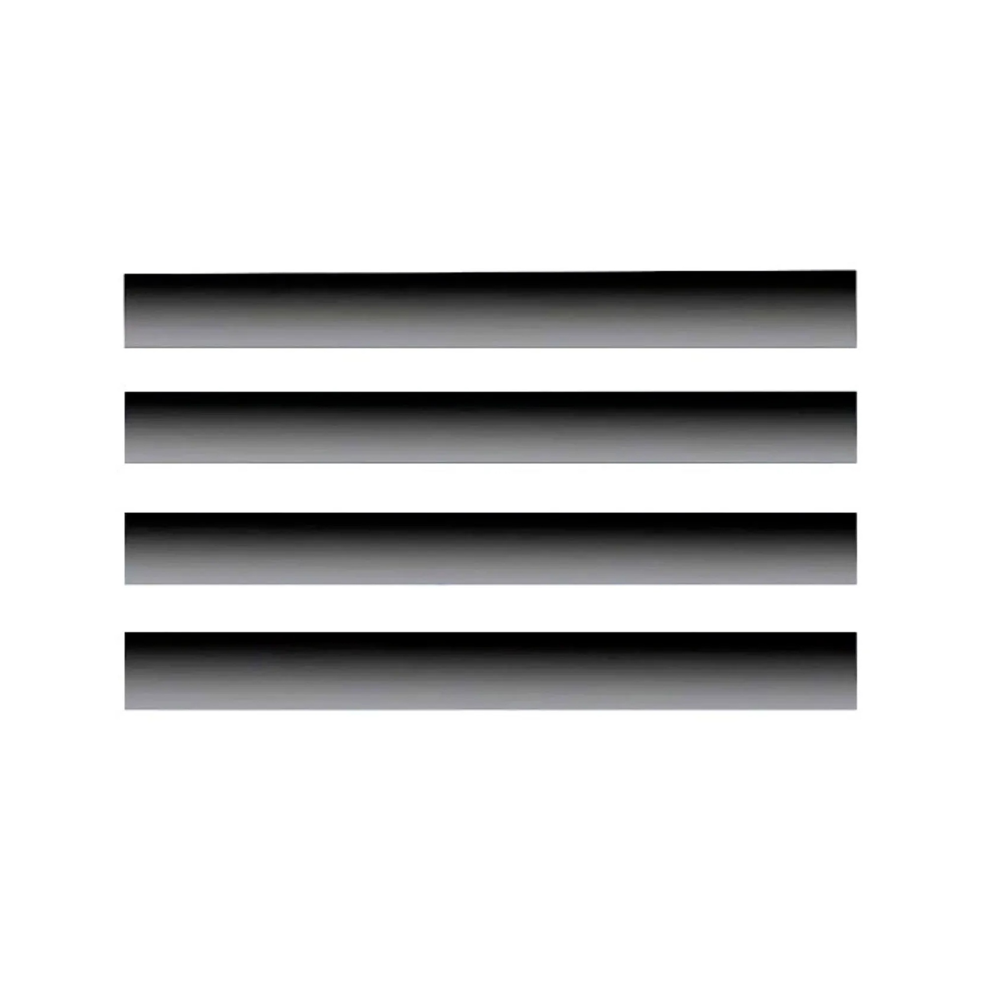 White Aluminum Linear Slot Diffuser for 12 x 8 Duct Openings