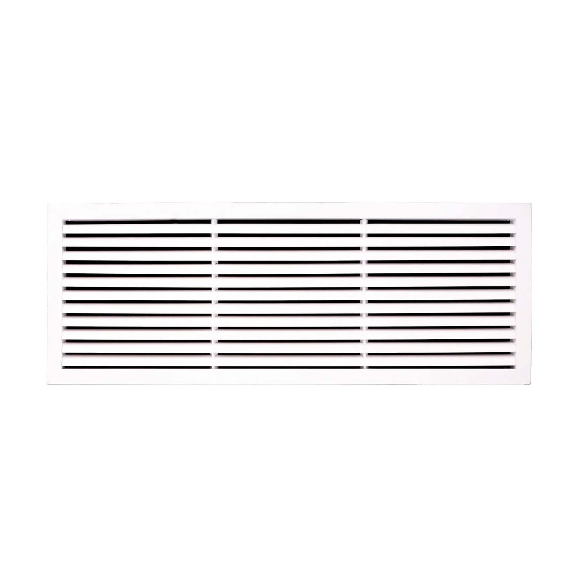 White Aluminum Return Air Grille for 36 x 12 Inch Duct Opening
