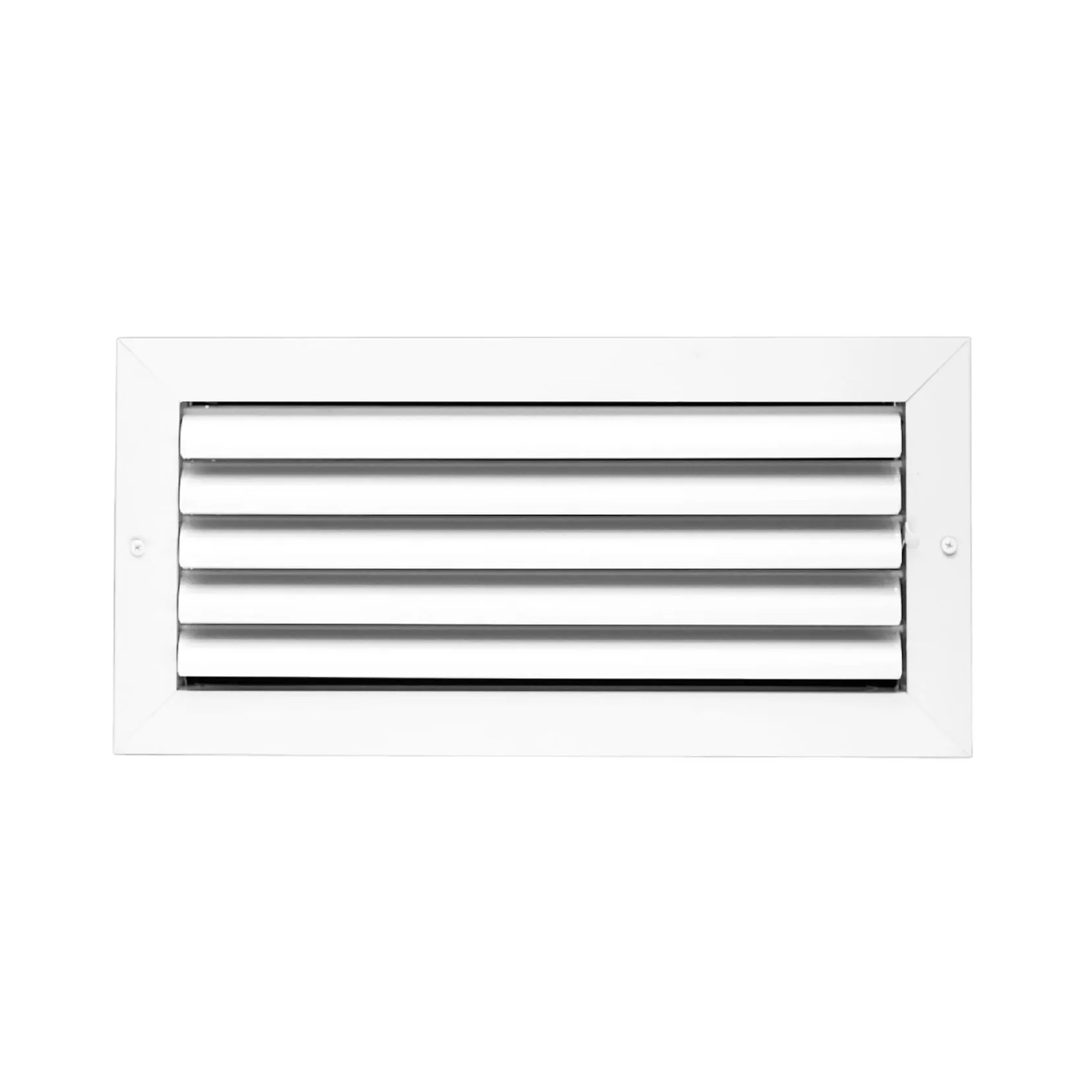 1-Way Aluminum Ceiling Diffuser, 10 x 6 in. Duct Opening, White