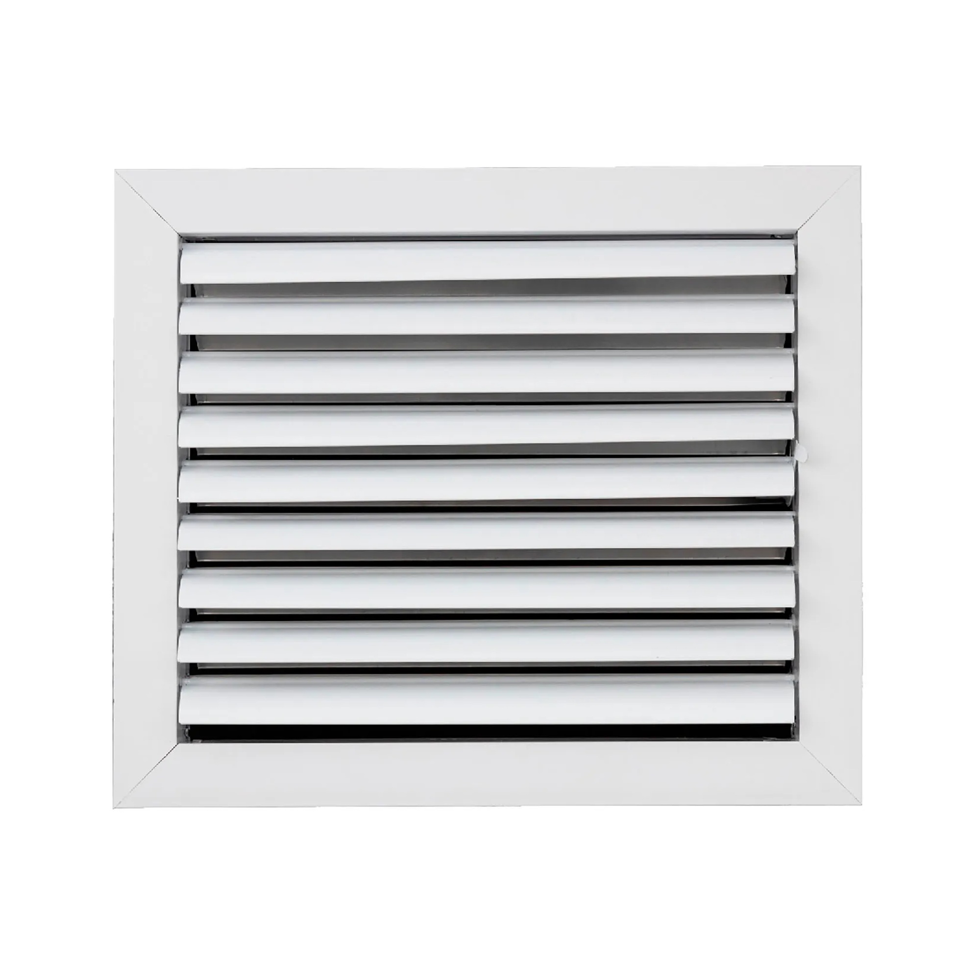 1-Way Aluminum Ceiling Diffuser for 12 x 10 Duct Opening, White