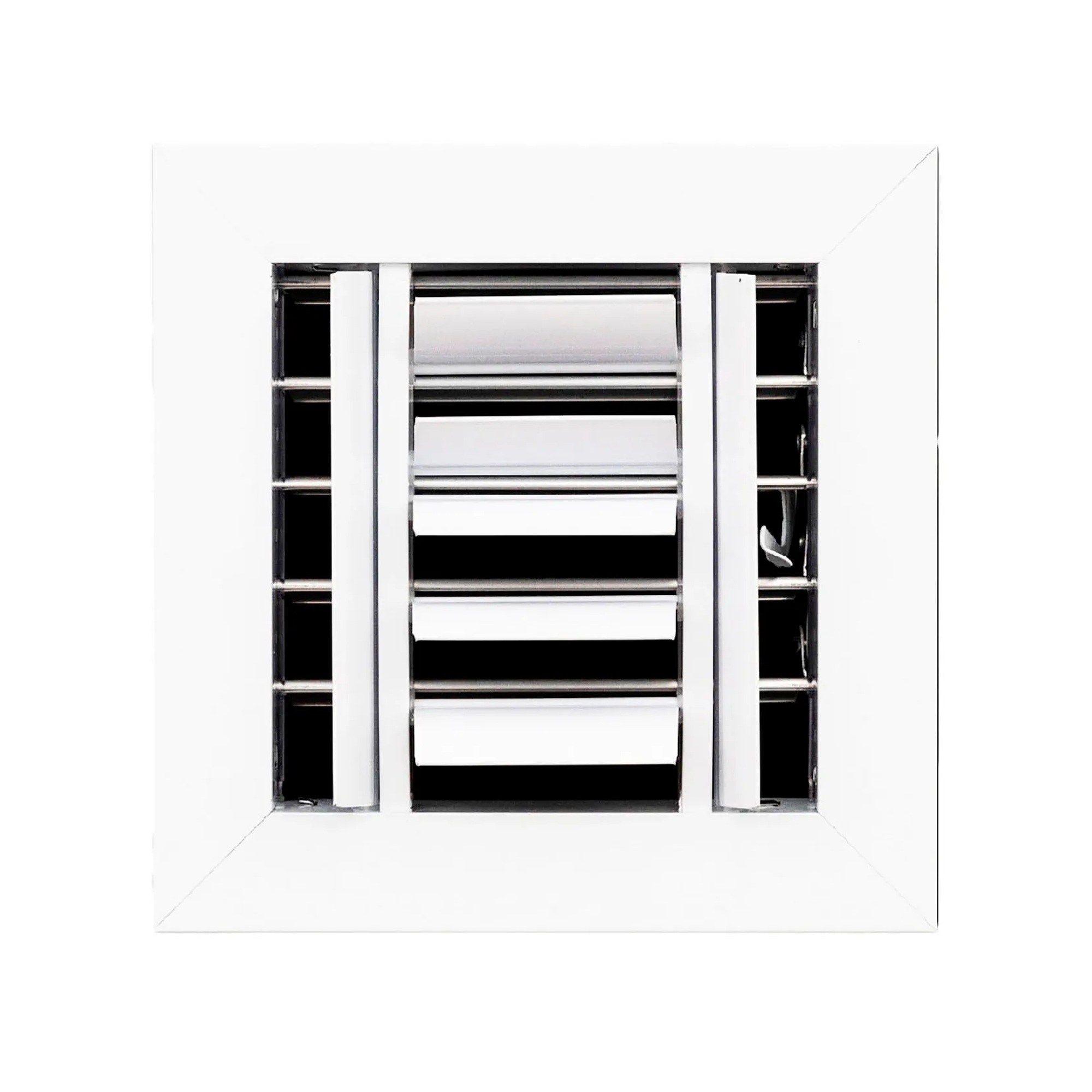 4-Way Aluminum Ceiling Diffuser for 6 x 6 Inch Duct Openings