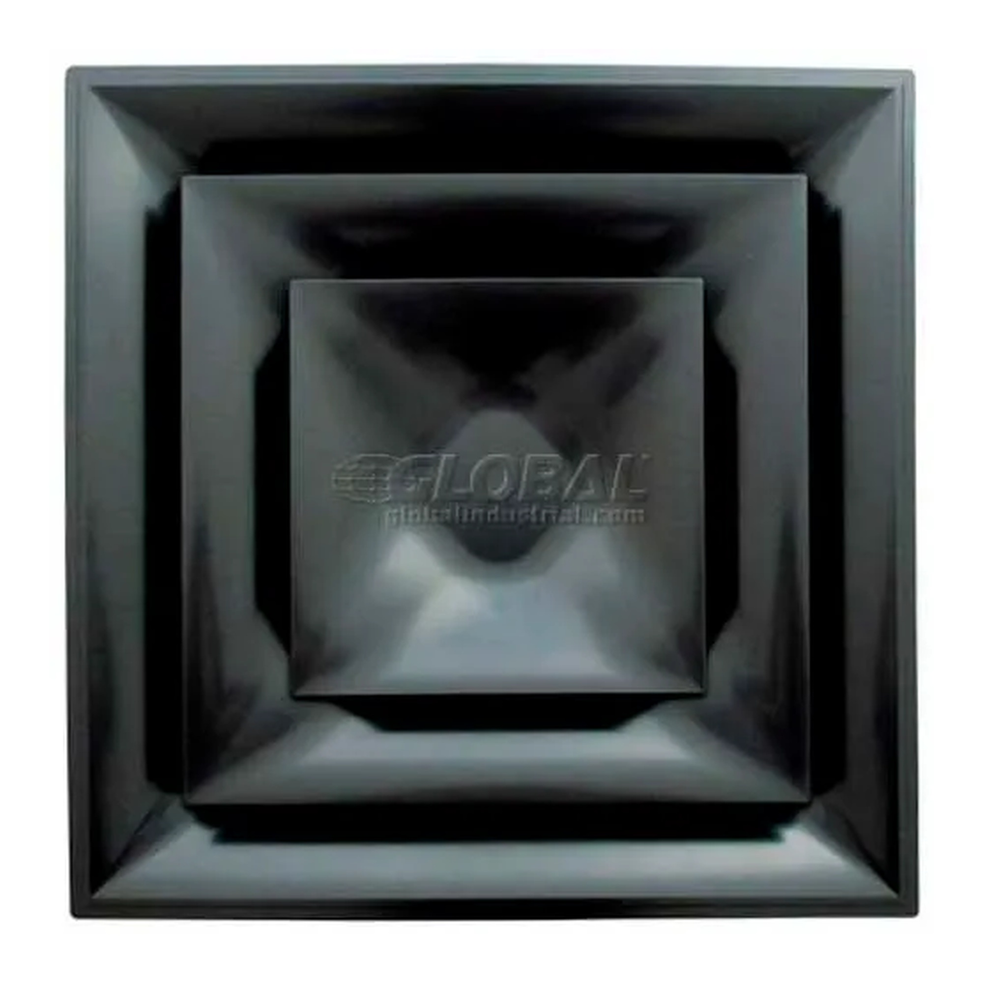 Black Cone Diffuser with 6-Inch Neck