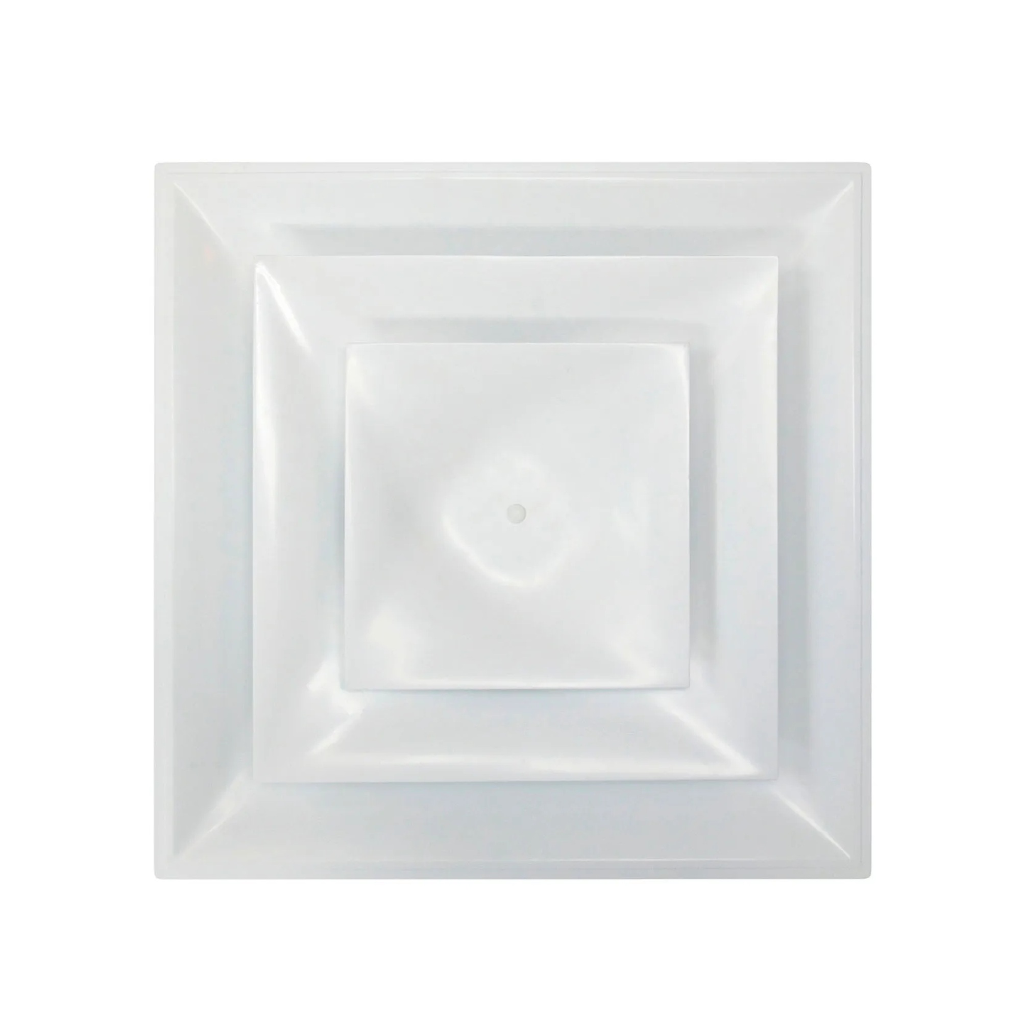 White Fire-Rated Cone Diffuser for 8-Inch Duct