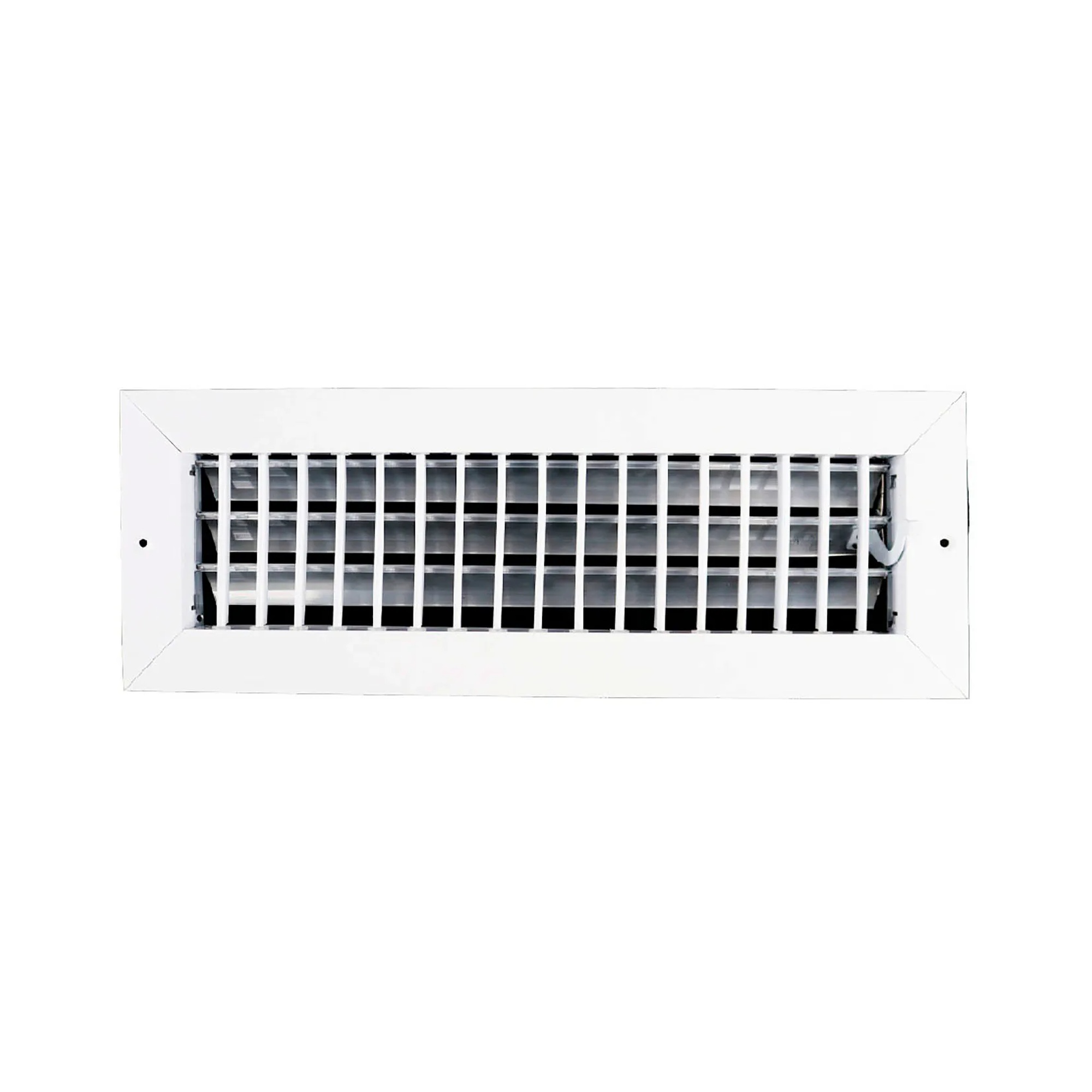 Aluminum Adjustable One-Way Wall Register, White, for 14 in. x 4 in. Duct Opening