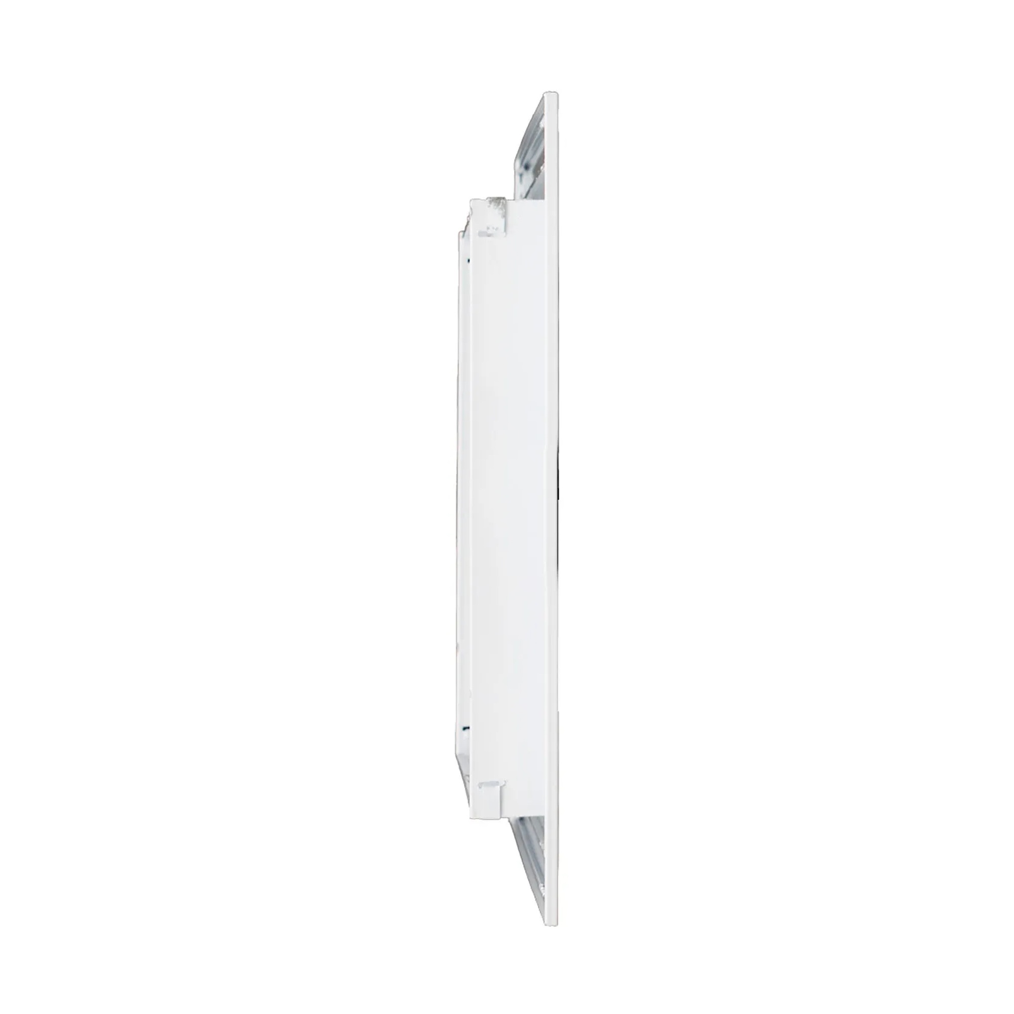 White aluminum return air grille for a 24 x 24 duct opening