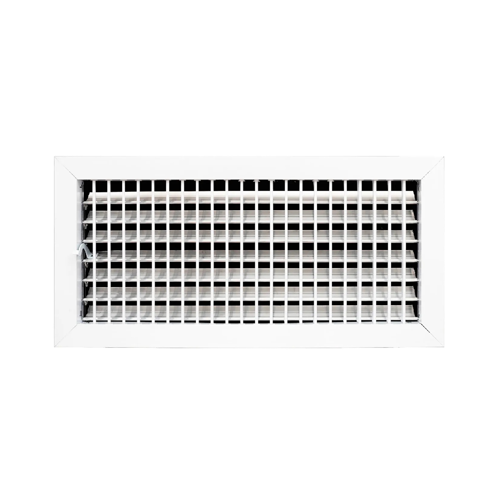 White Aluminum Adjustable One-Way Wall Register for 18 in. x 8 in. Duct Openings