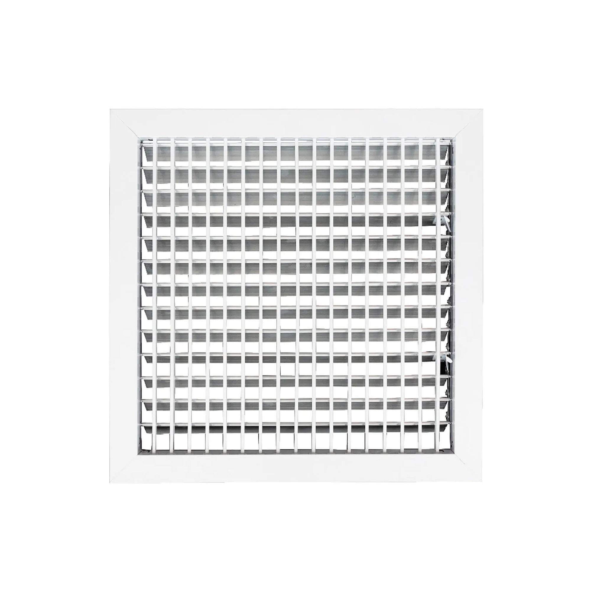 Aluminum Adjustable 1-Way Deflection Wall Register, White, 14 x 12 Duct Opening