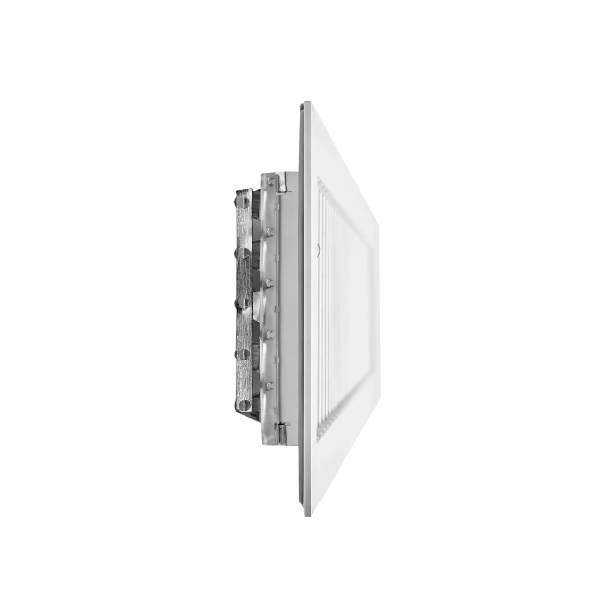 White adjustable aluminum one-way wall register for a 14 x 6 inch duct opening