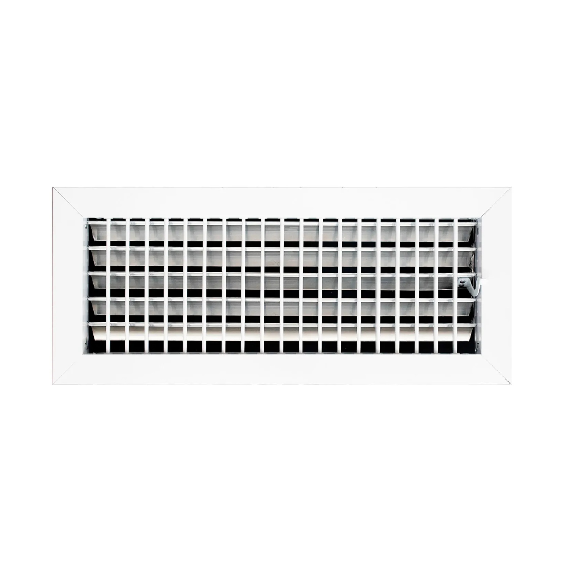 Aluminum Adjustable One-Way Wall Register, White, for 16 x 6 in. Duct Opening