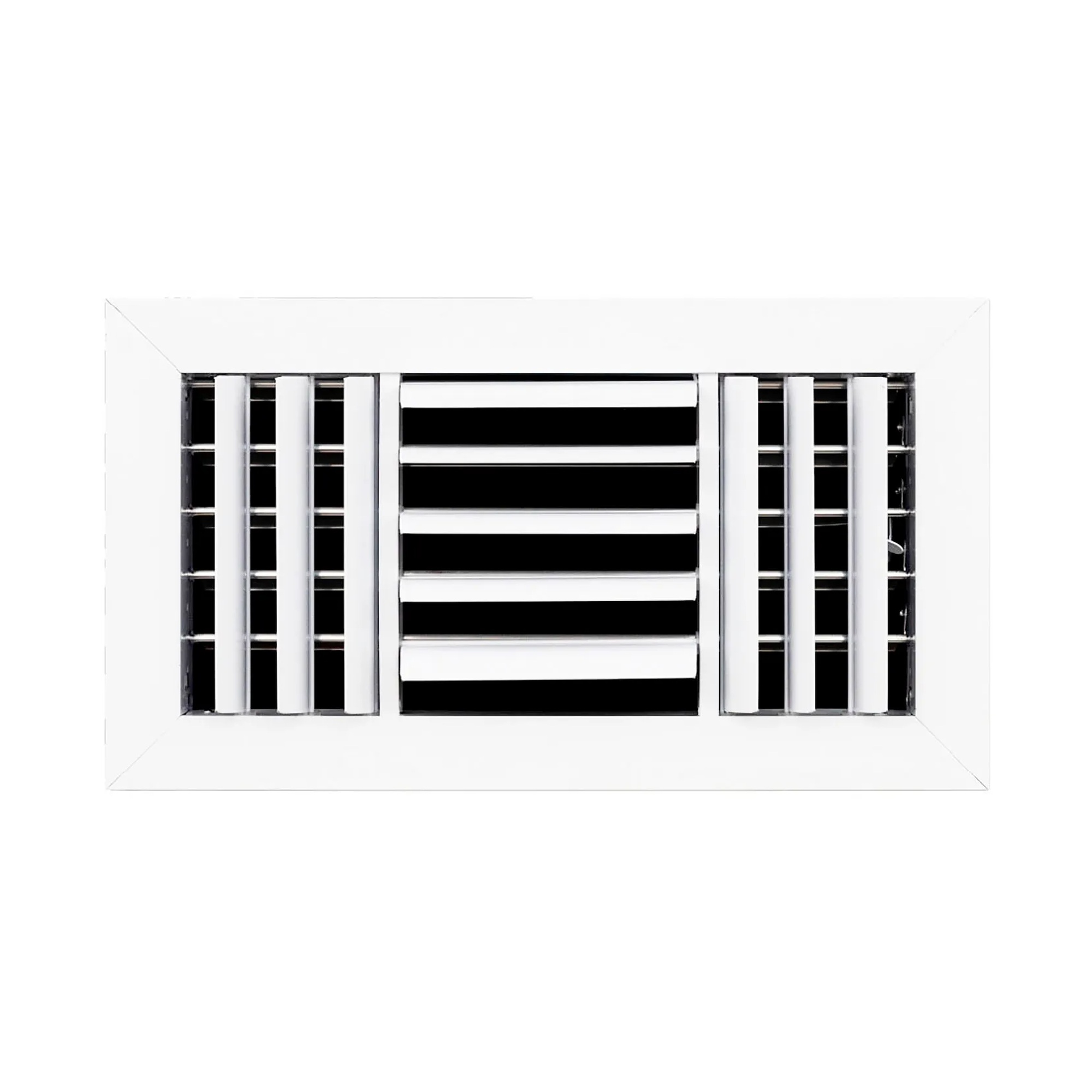 3-Way Aluminum Ceiling Diffuser for 12 x 6 in. Duct Opening, White