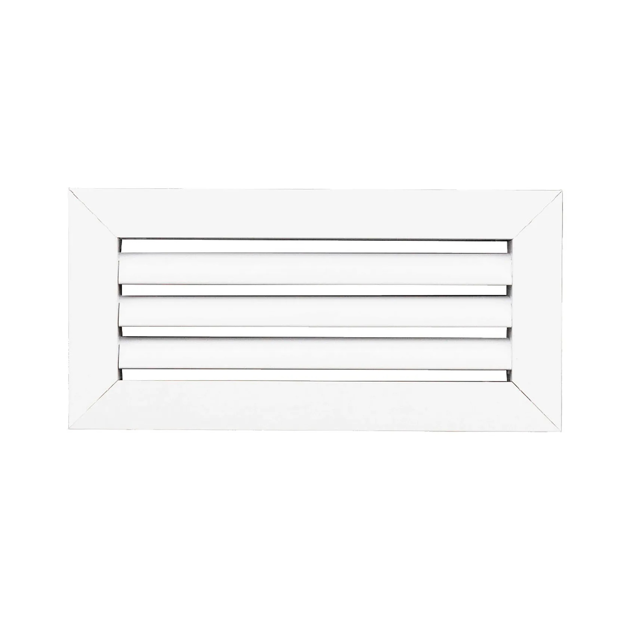 White Aluminum Return Air Grille for 12 x 6 Inch Duct Opening