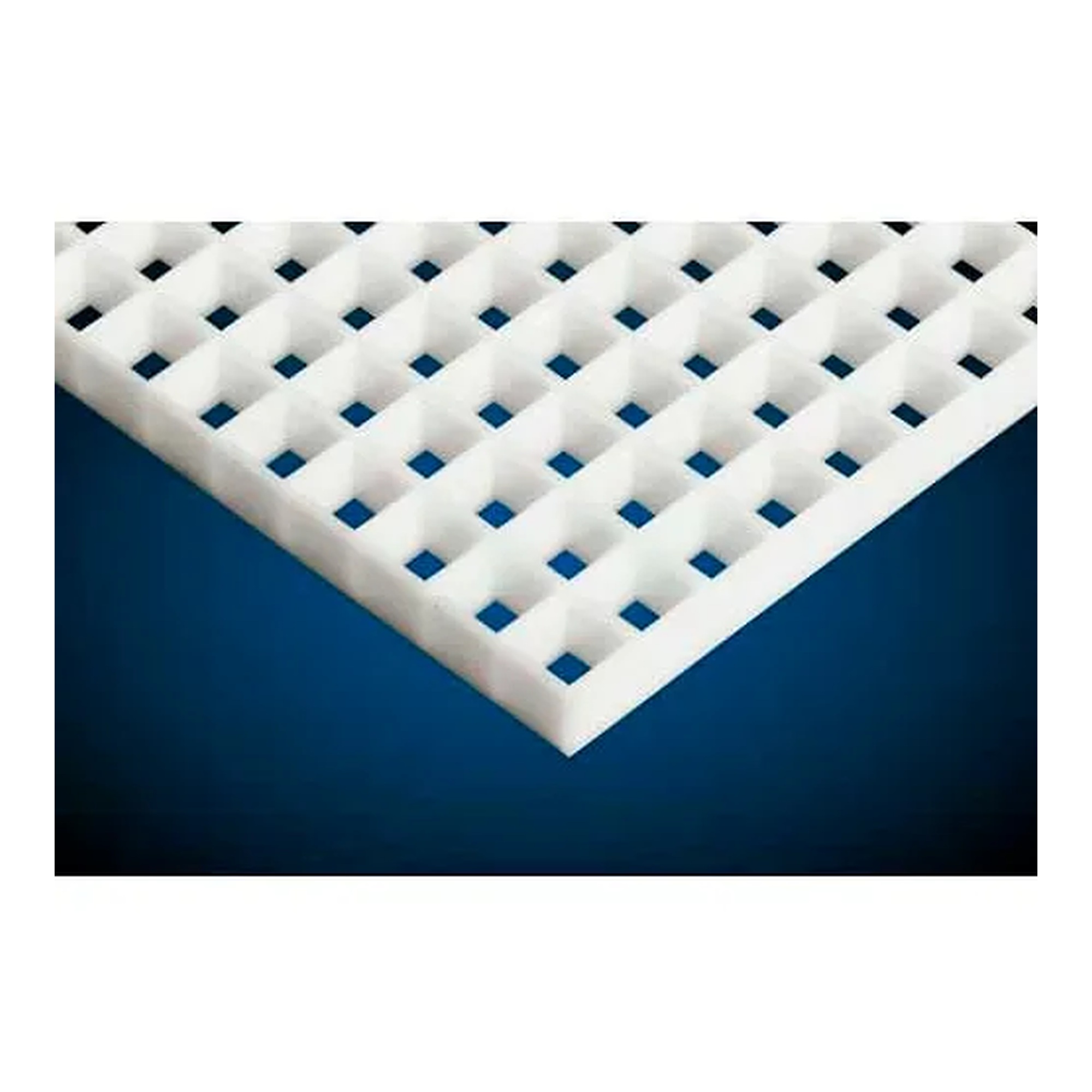 White Acrylic Eggcrate Core Panels, 24 x 48 in., 2-Pack