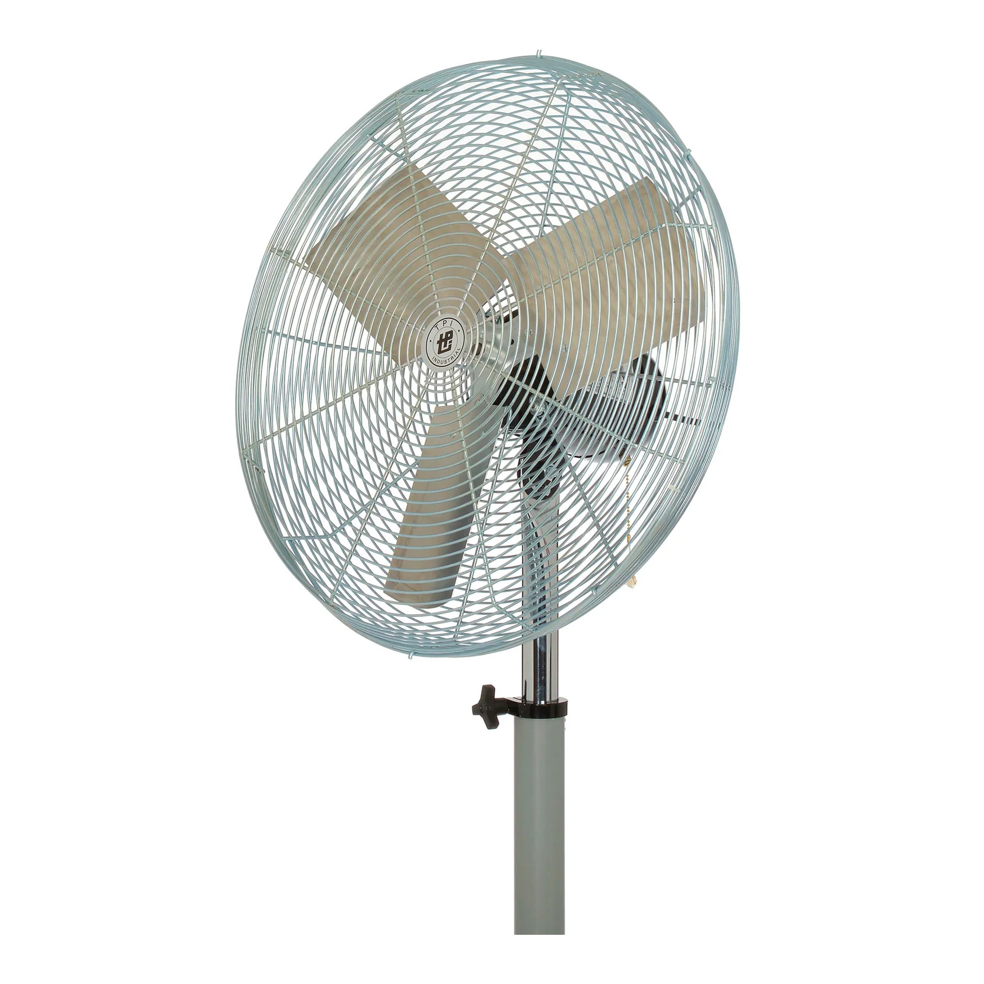 Gray 24-inch two-speed industrial circulator fan head