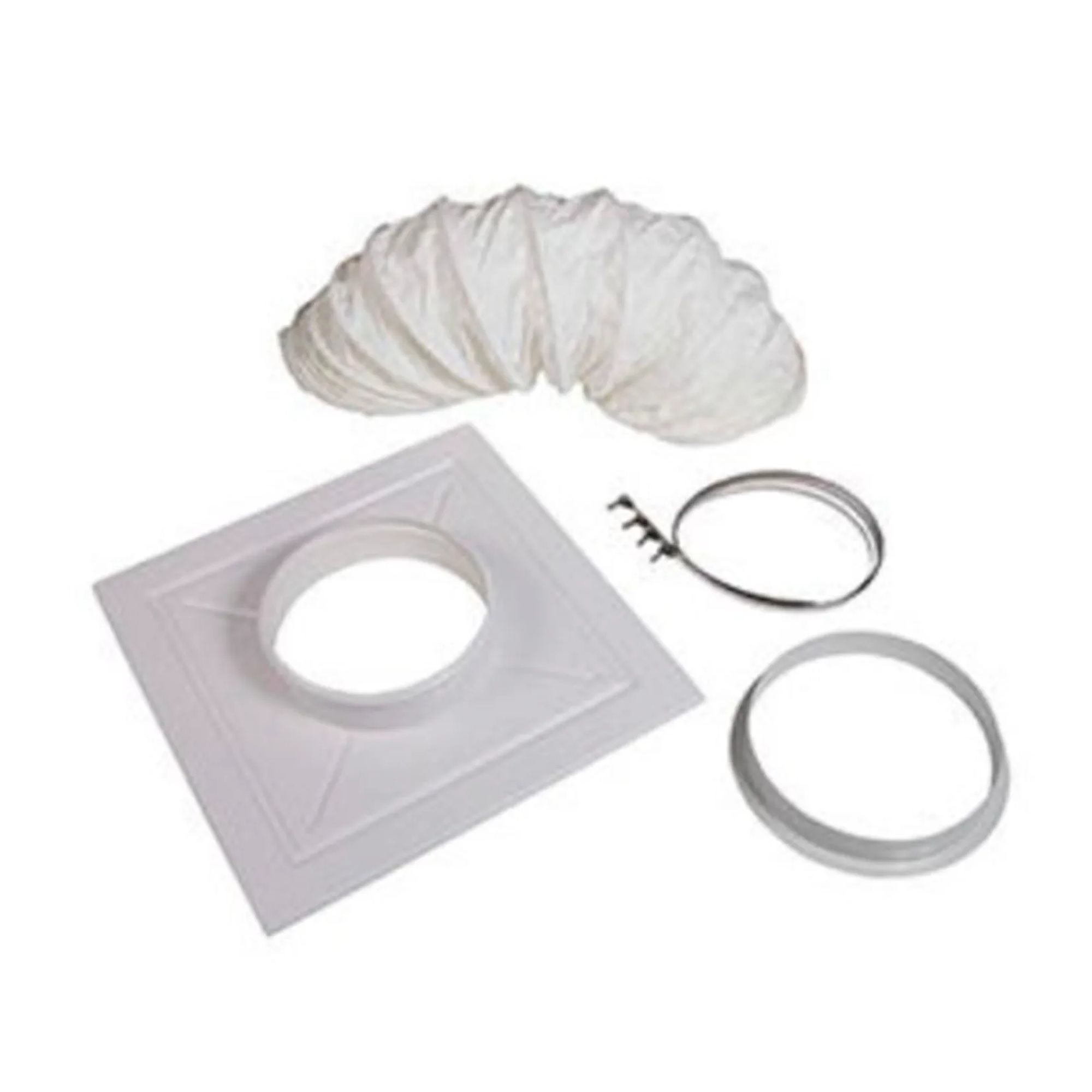 8-Foot Single-Duct Ceiling Kit with 12-Inch Stainless Steel Flange