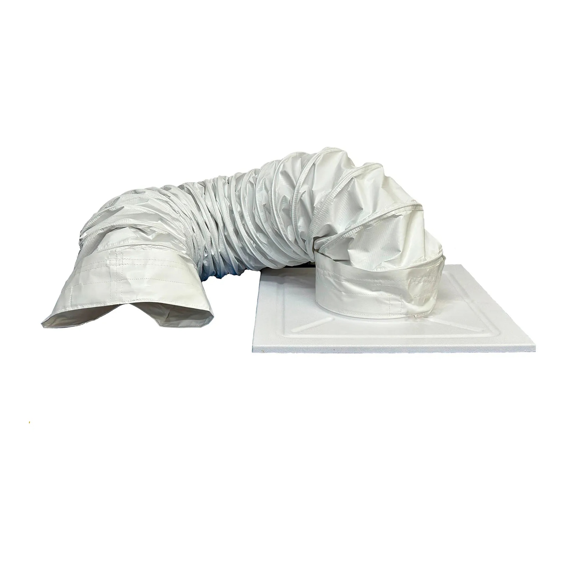 White Ceiling Panel Kit with Plain Ends for Portable Air Conditioners