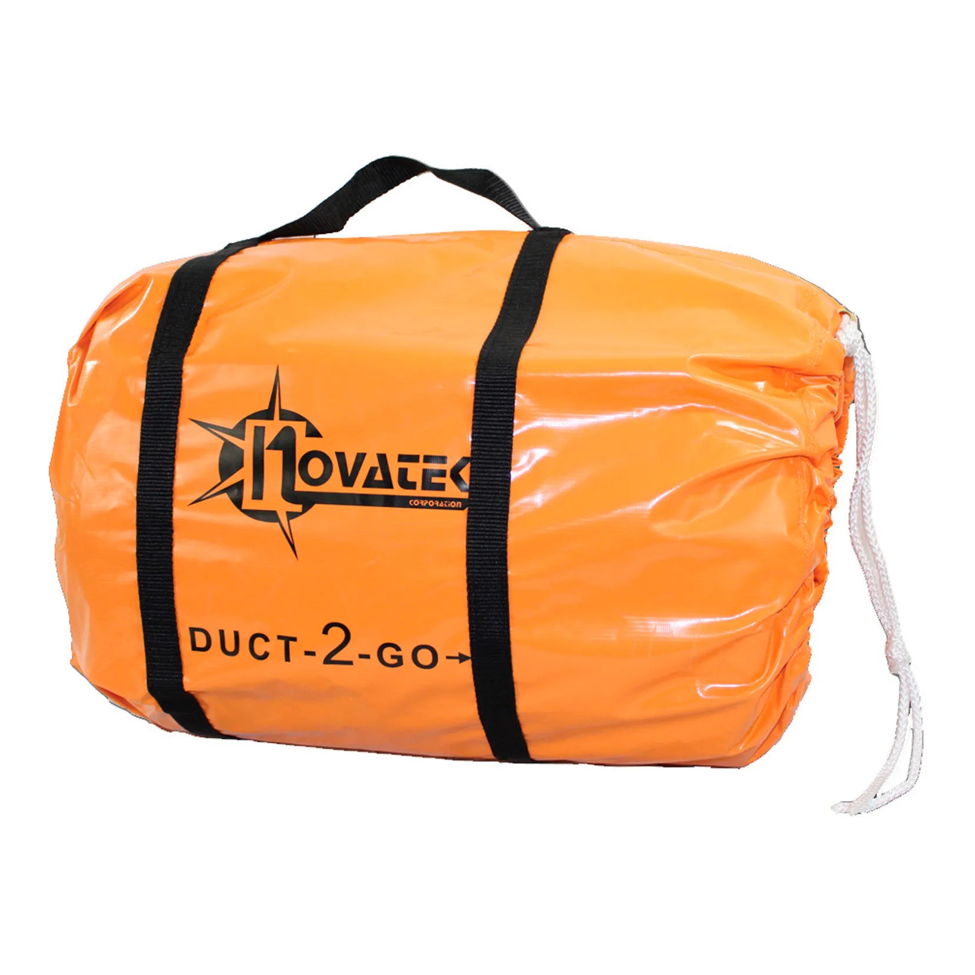 12-Inch Diameter Heavy-Duty Vinyl Flexible Duct with Carrying Case, 25 ft.