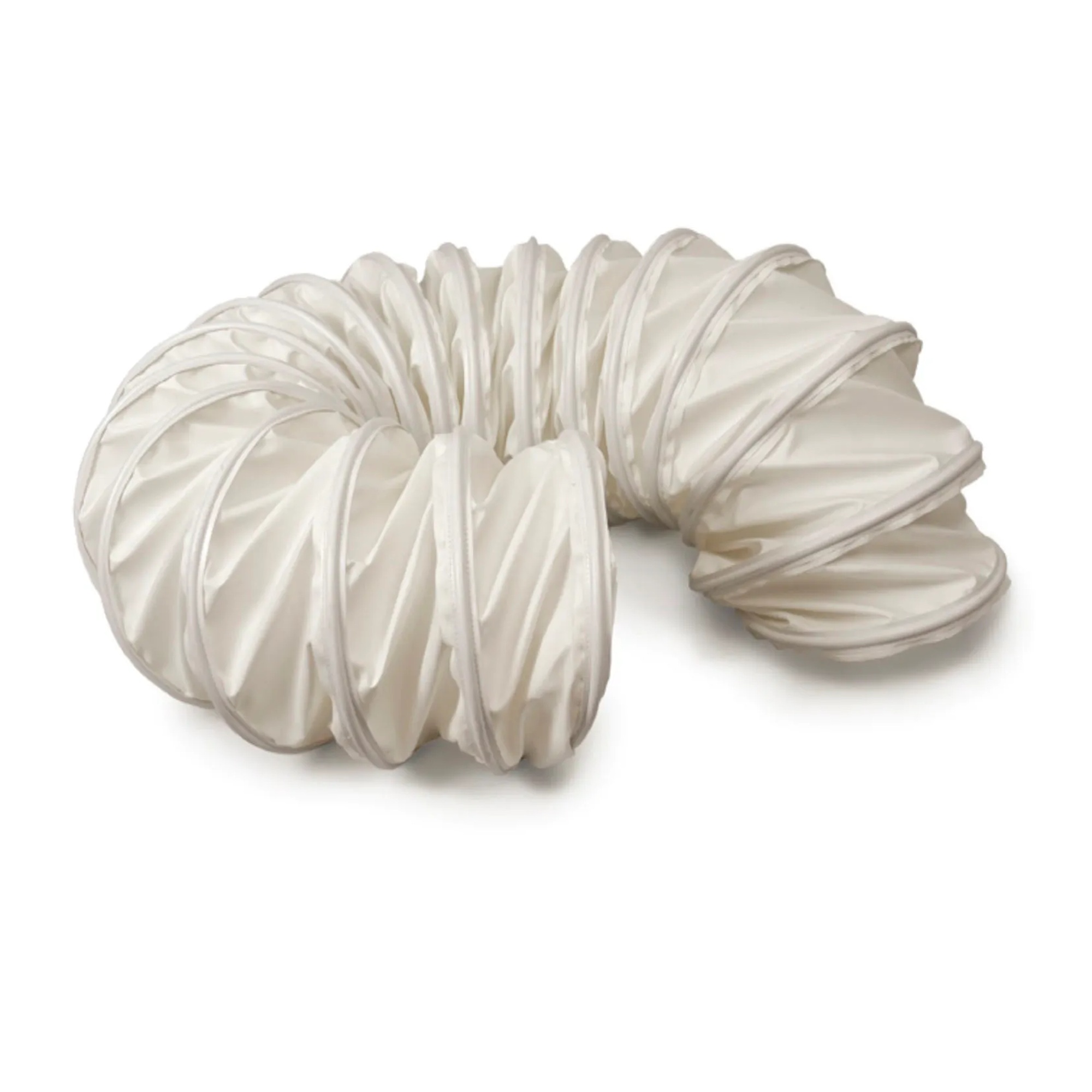 White Portable Heater Duct, 12 in. Diameter x 25 ft.