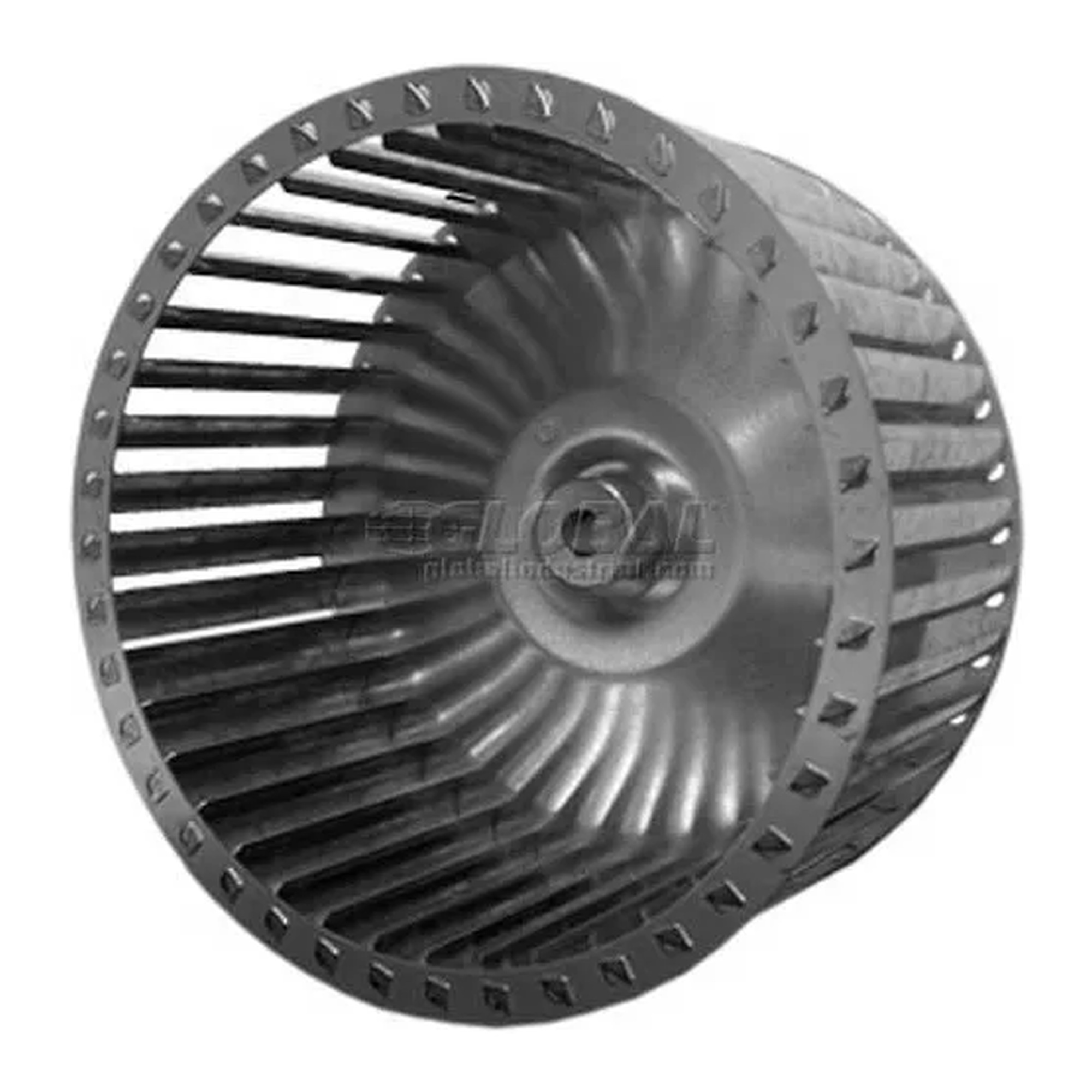 6-5/16 in. Galvanized Single-Inlet Blower Wheel, CCW, 2,000 RPM