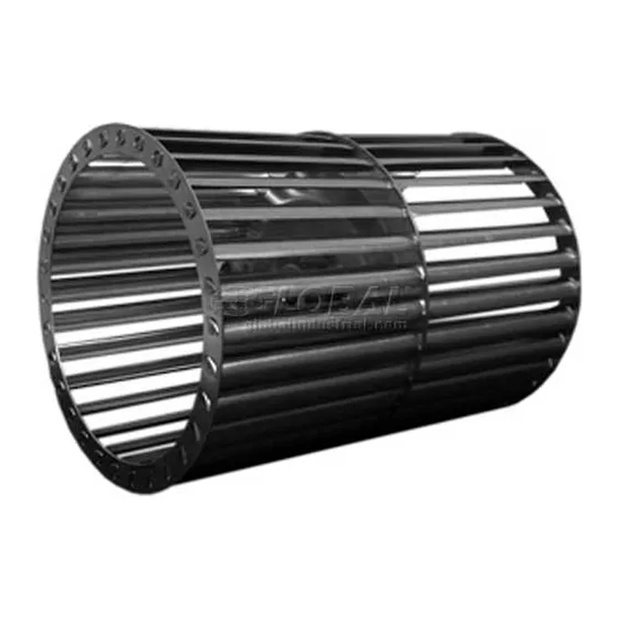 5-3/4 in. Double-Inlet Aluminum Blower Wheel, Clockwise