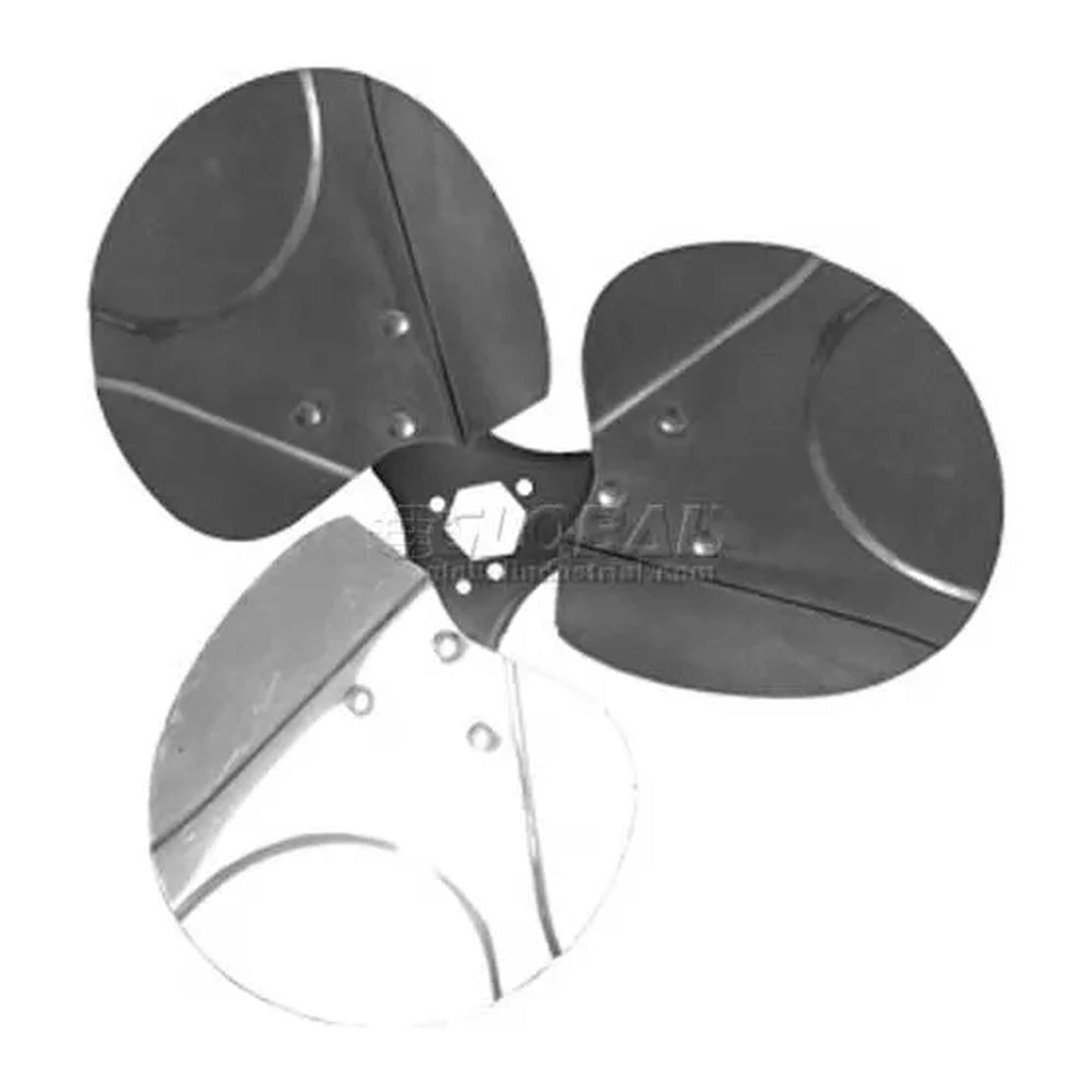 18-Inch Clockwise 3-Wing Aluminum Condenser Fan Blade