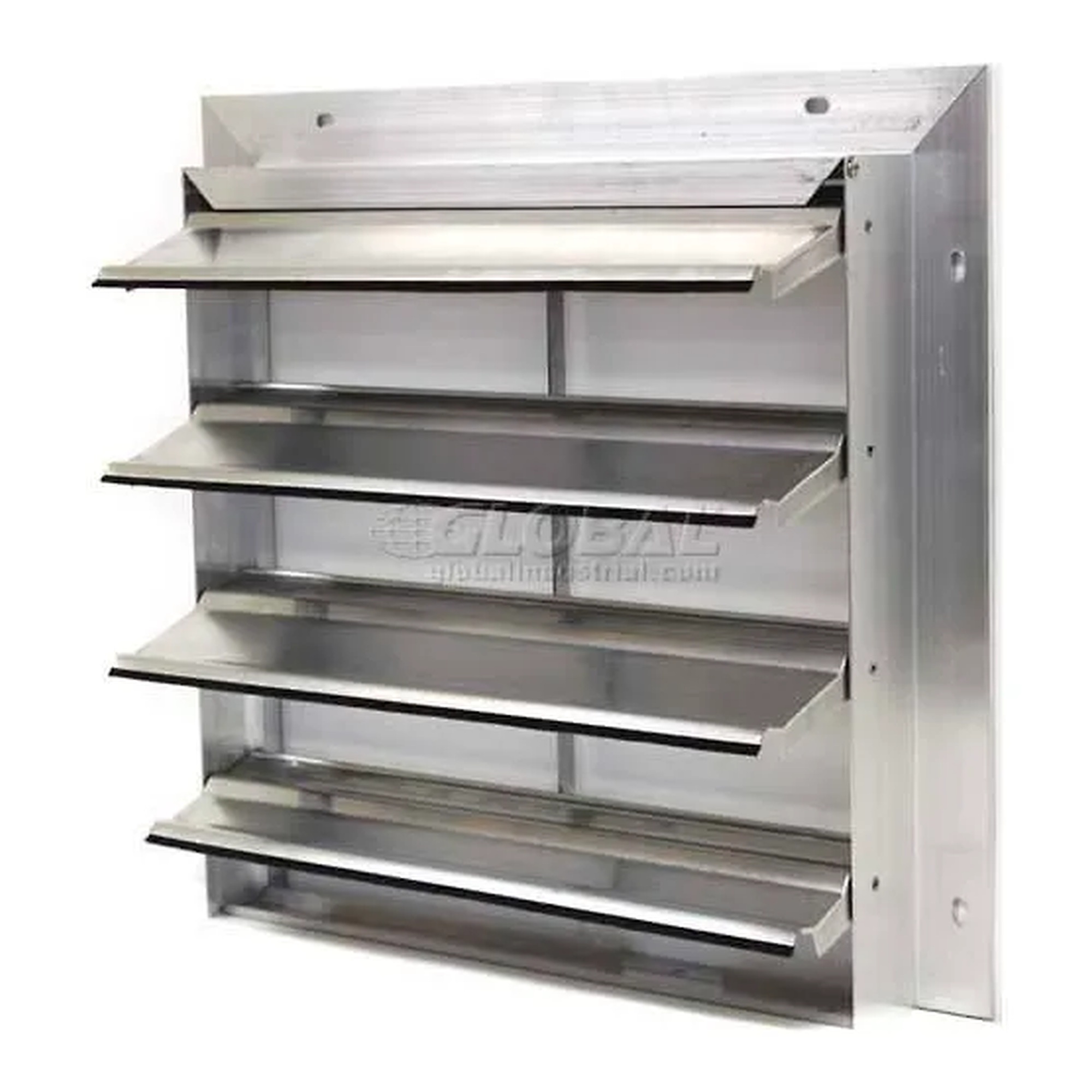 30-Inch Aluminum Rear-Flange Wall Exhaust Shutter
