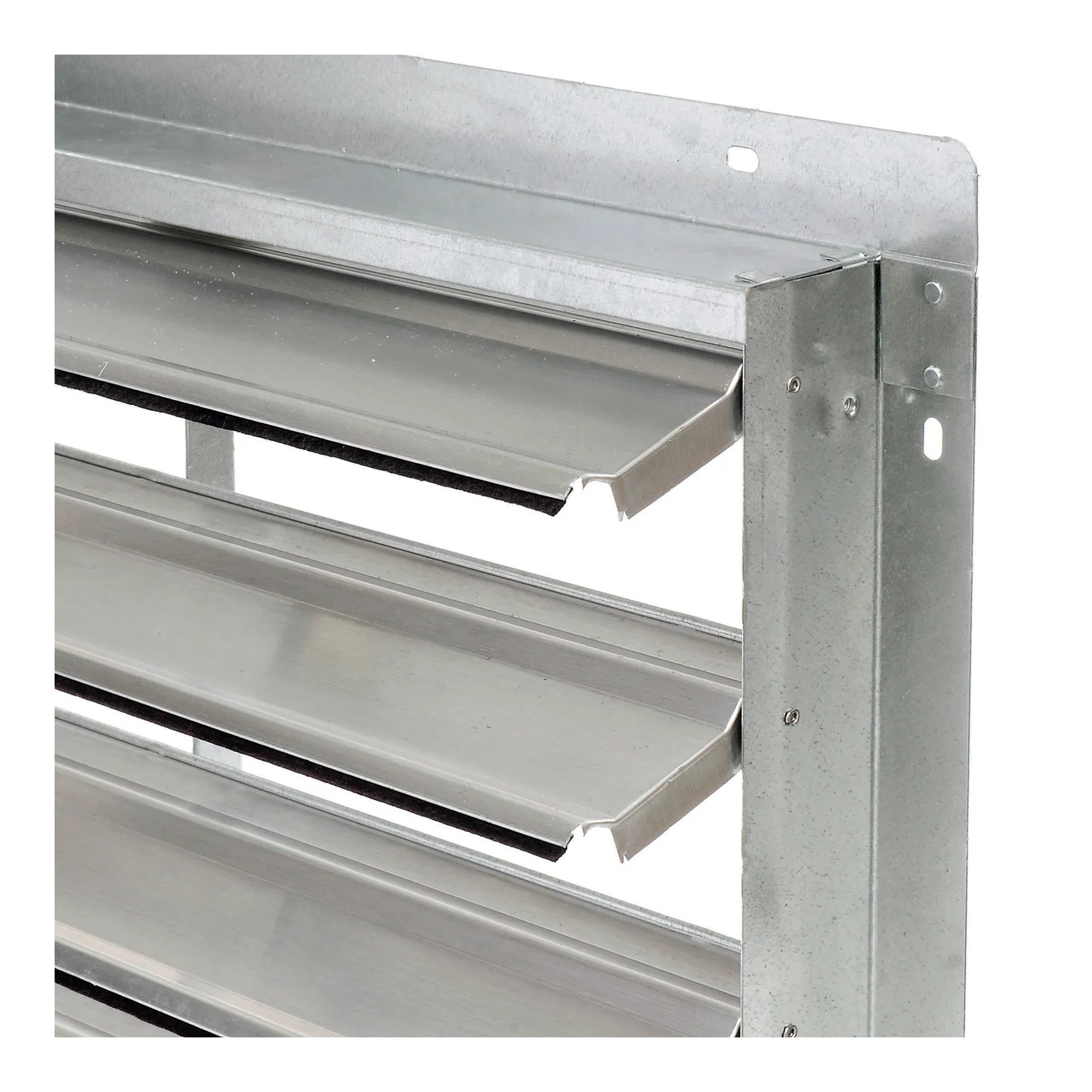 24-inch counterbalanced automatic exhaust shutter