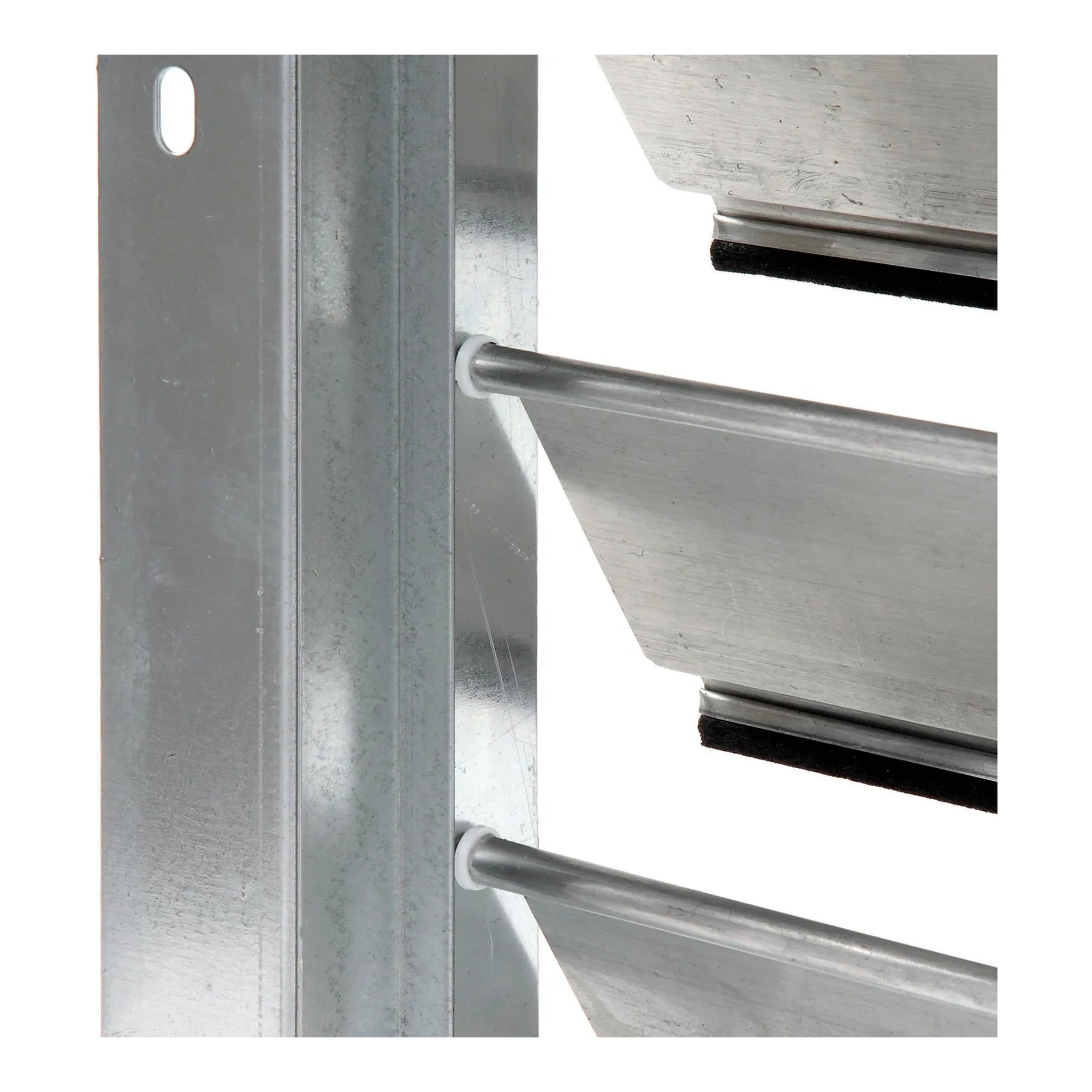10-inch low velocity automatic exhaust shutter