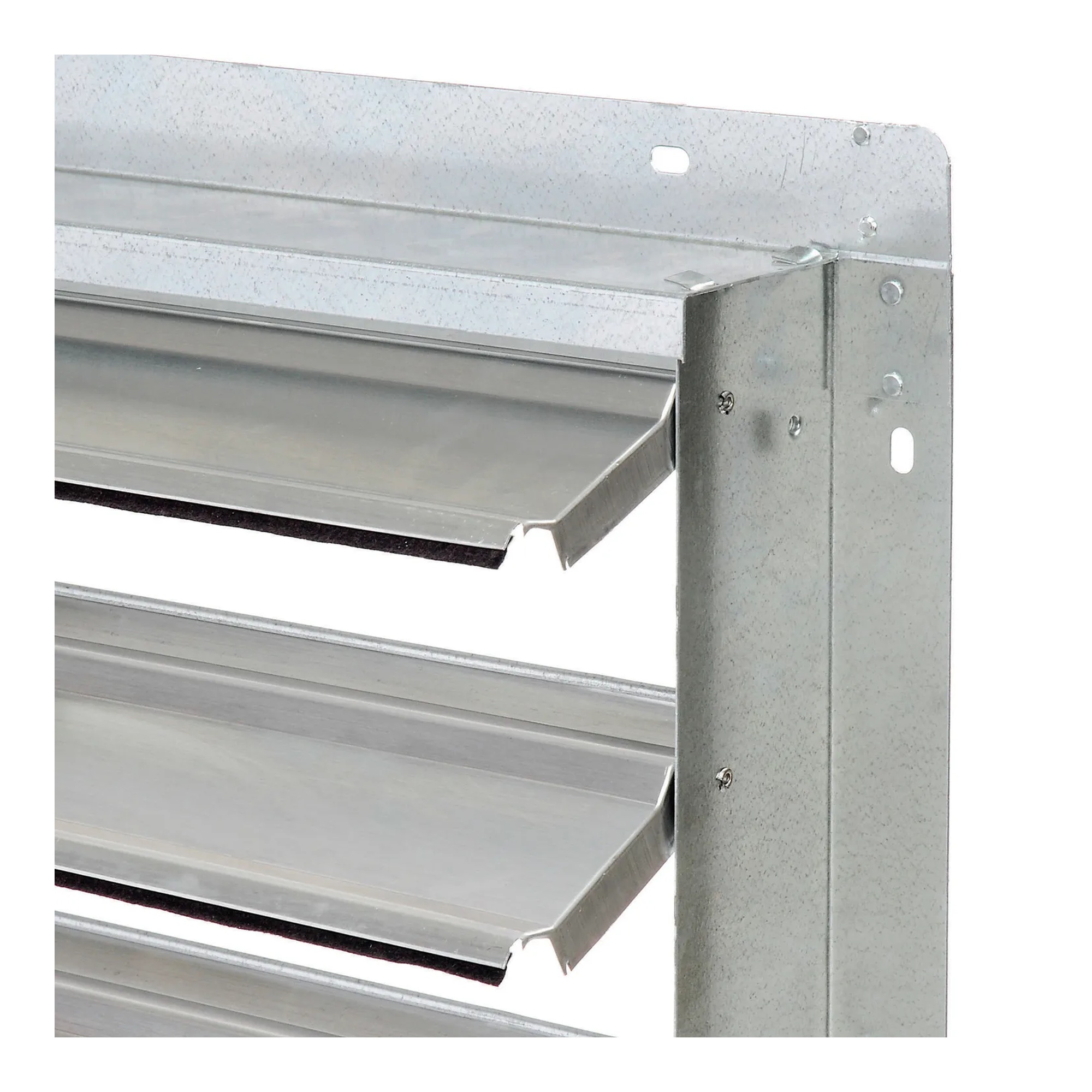 30-inch counterbalanced automatic exhaust shutter
