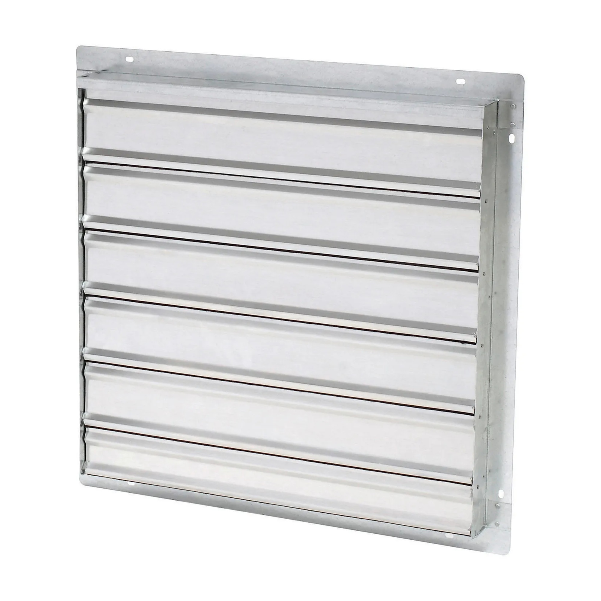 18-Inch Rear-Flanged Wall Exhaust Shutter with Aluminum Blades
