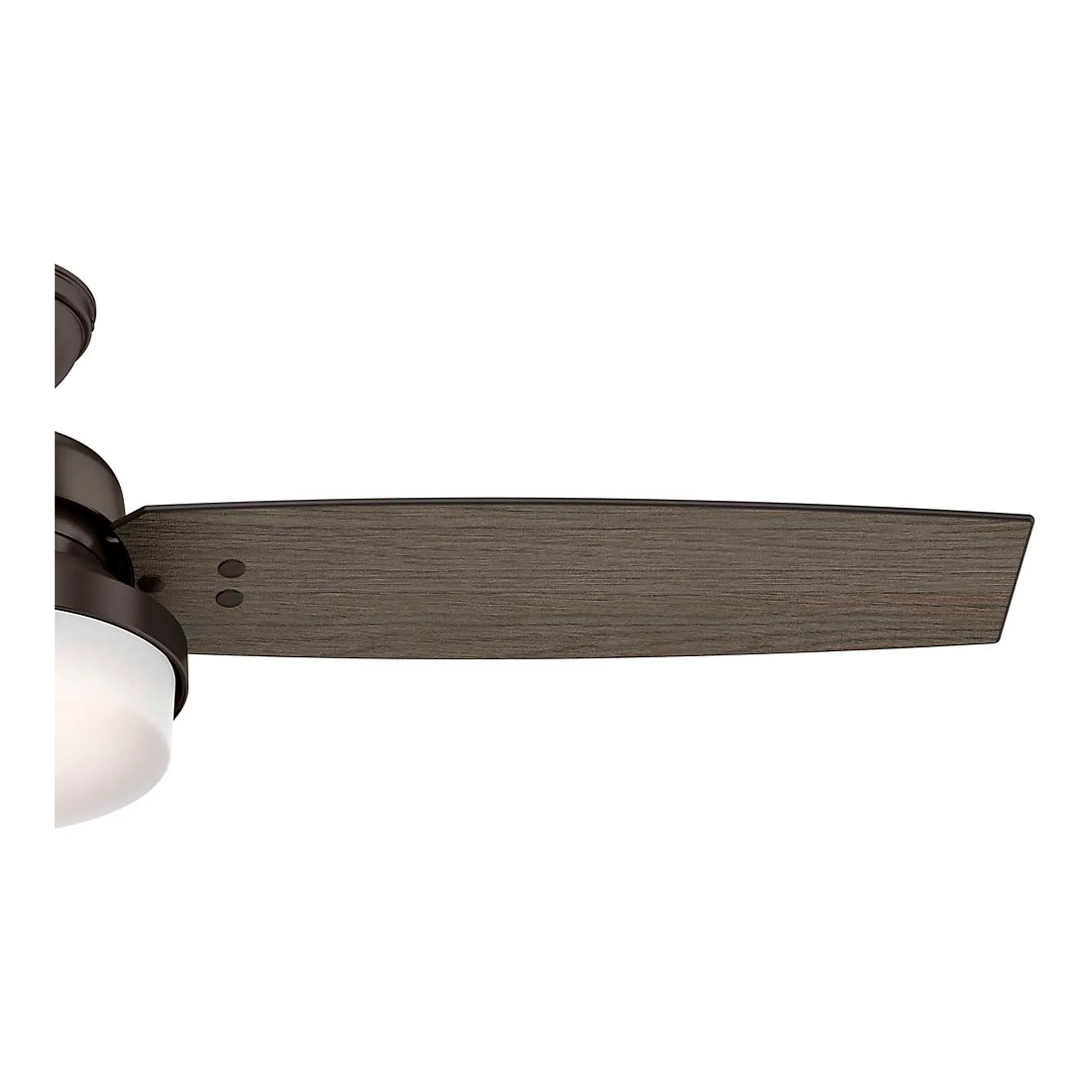 52-inch Sentinel ceiling fan with integrated light kit and handheld remote