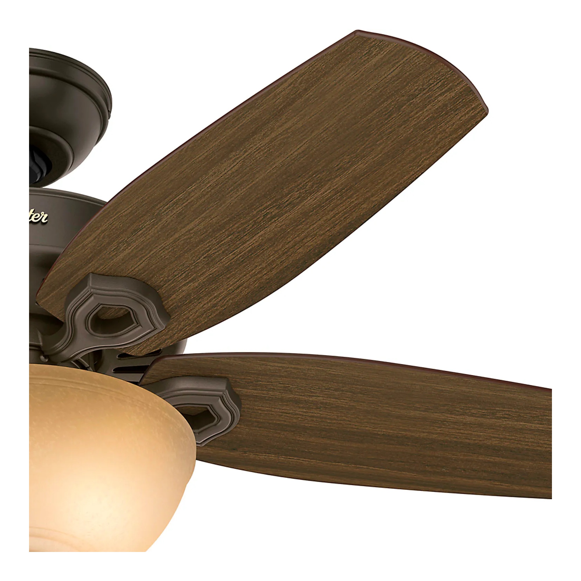42-inch small-room ceiling fan with bowl light kit