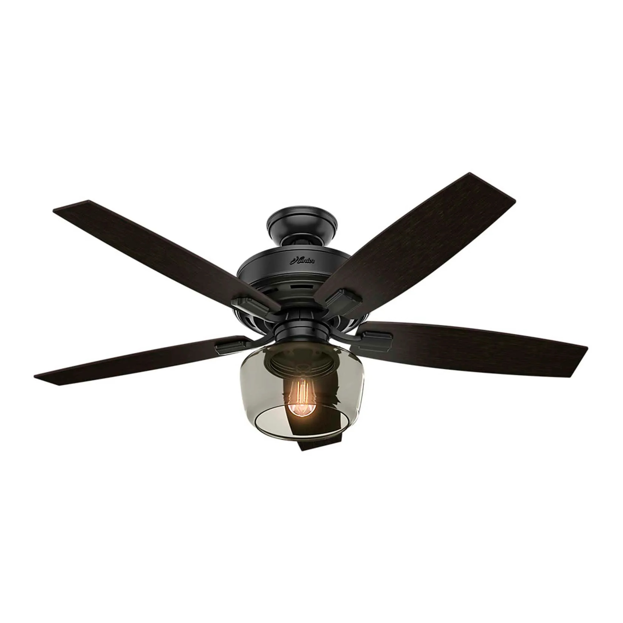 52-inch Bennett ceiling fan with light and handheld remote
