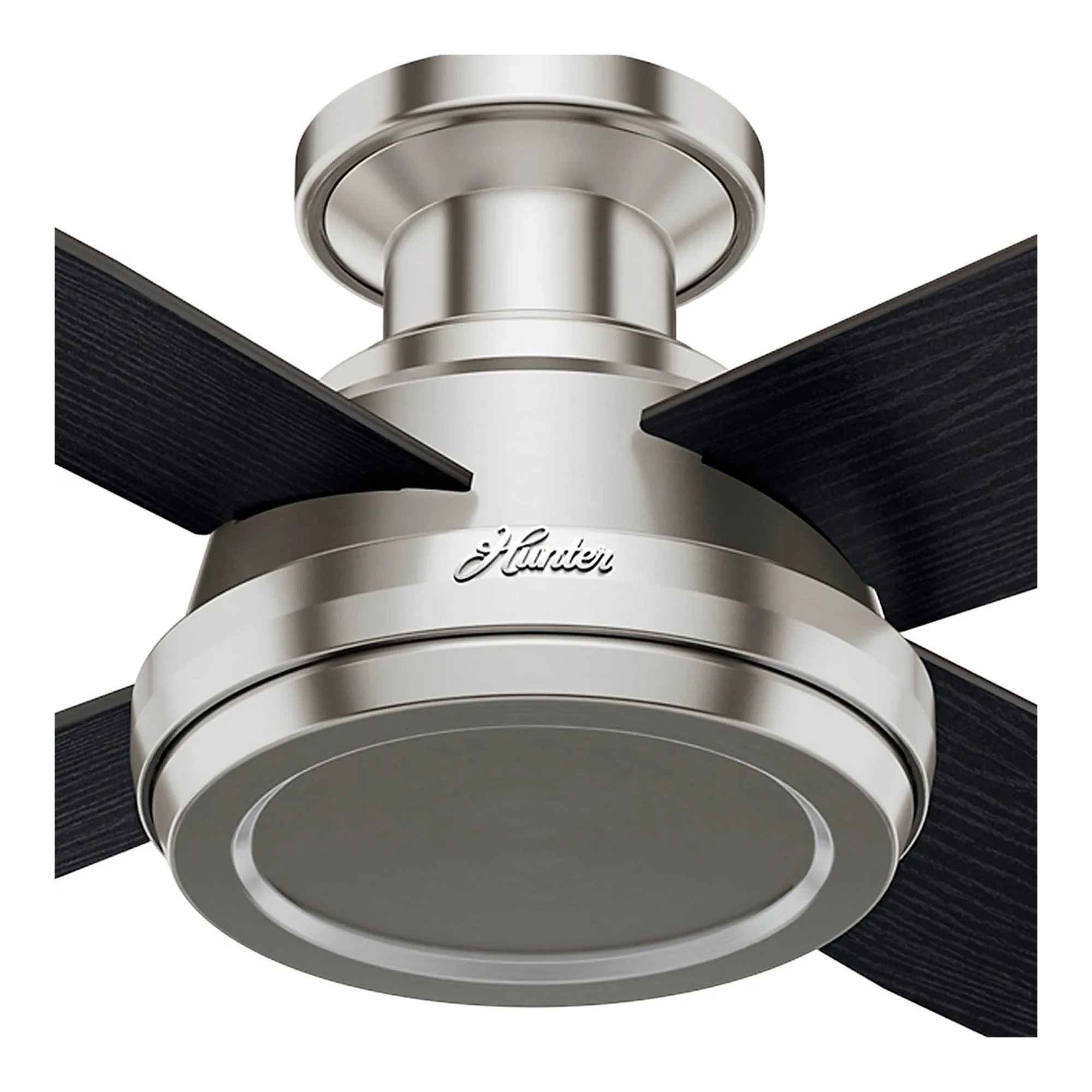 52-inch low-profile ceiling fan with handheld remote
