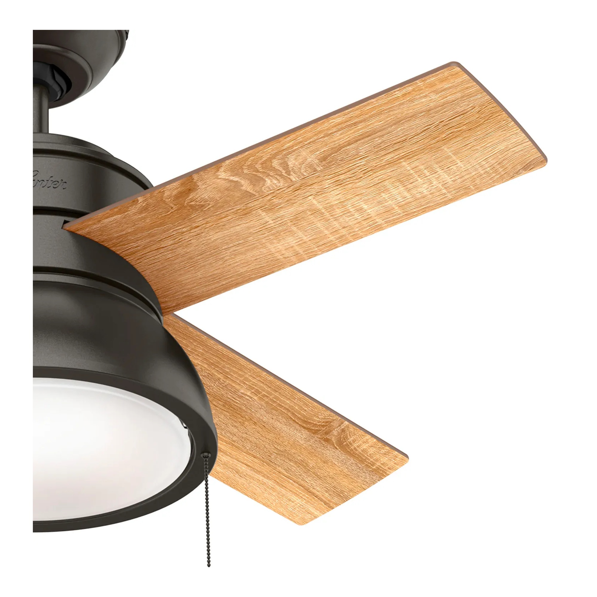 36-inch ceiling fan with LED light kit and pull chains