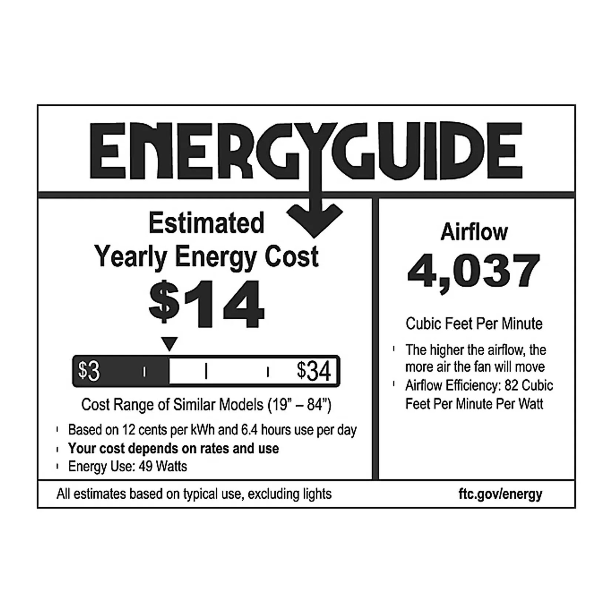 52-inch Bennett ceiling fan with integrated three-light fixture and handheld remote