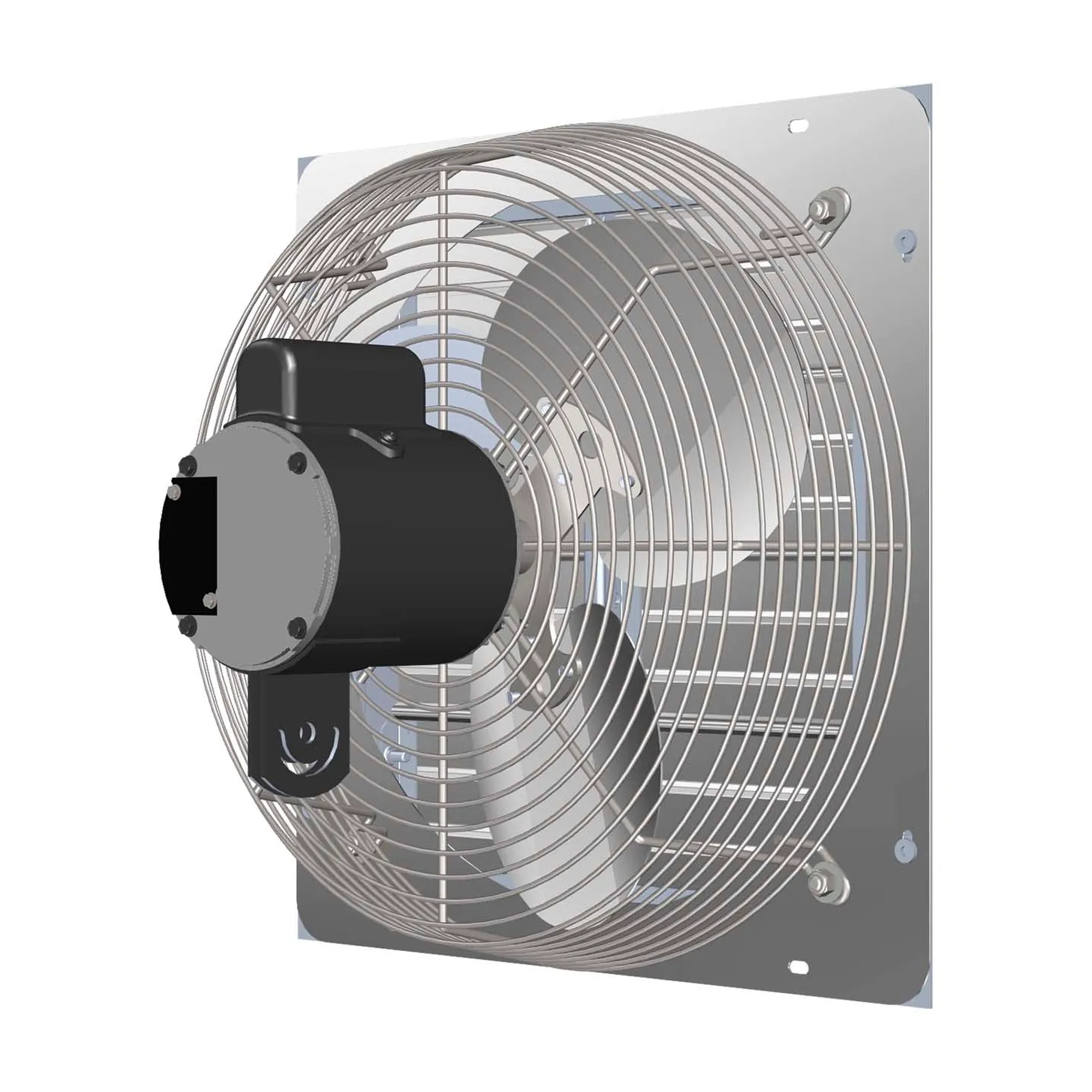 16-inch single-phase shutter exhaust fan with aluminum shutter