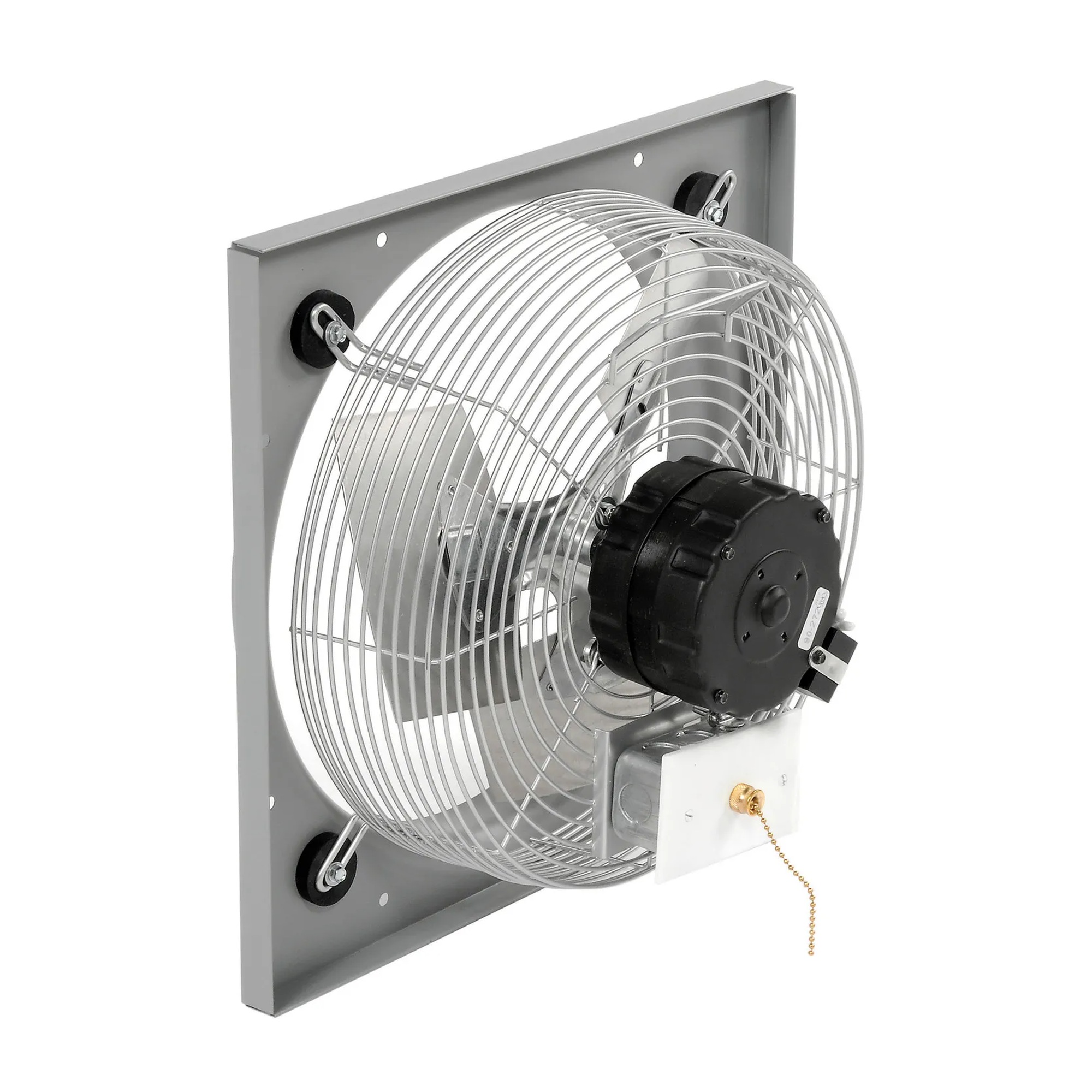 12-inch venturi-mounted direct-drive exhaust fan with wire guard