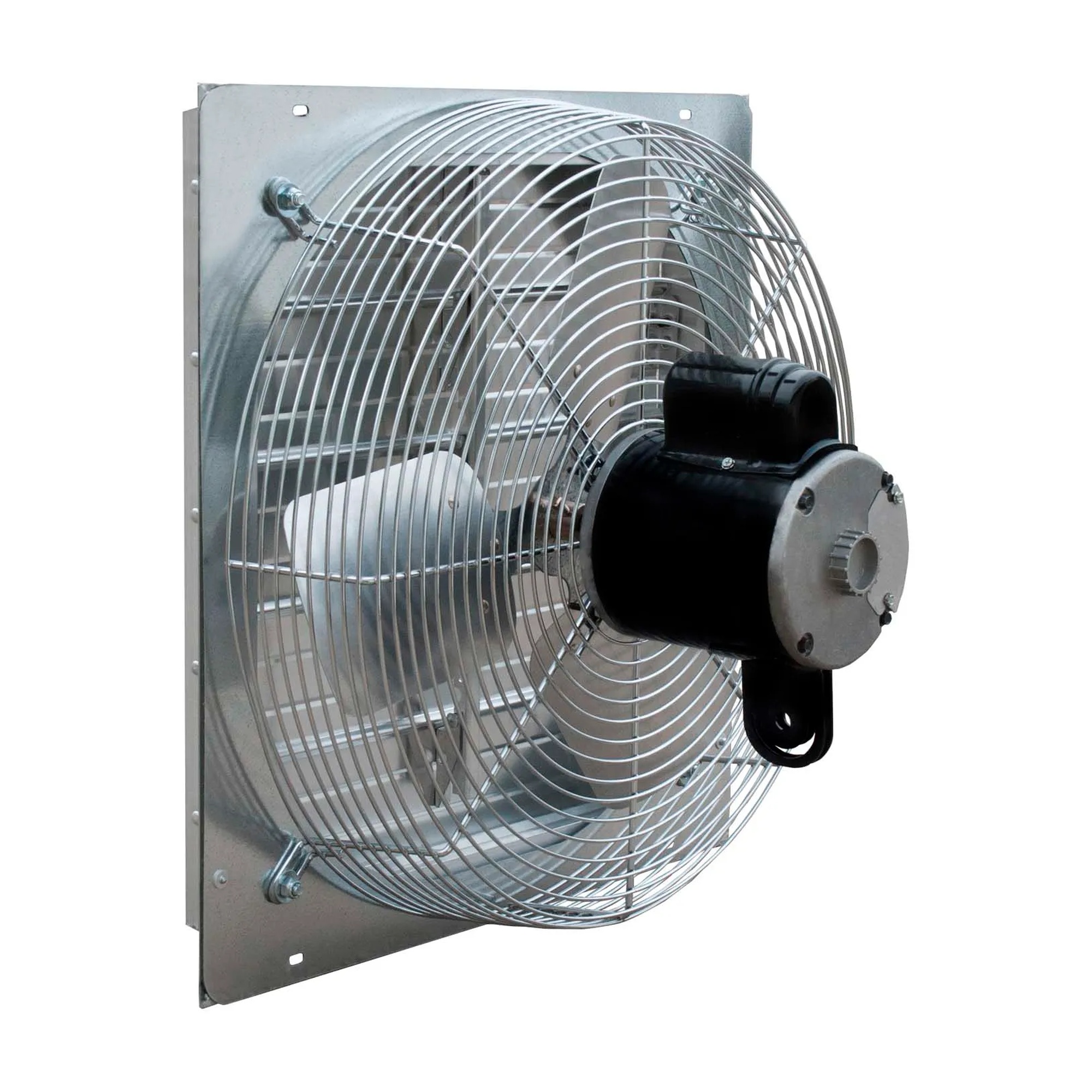 Silver 20-inch shutter exhaust fan with aluminum shutter