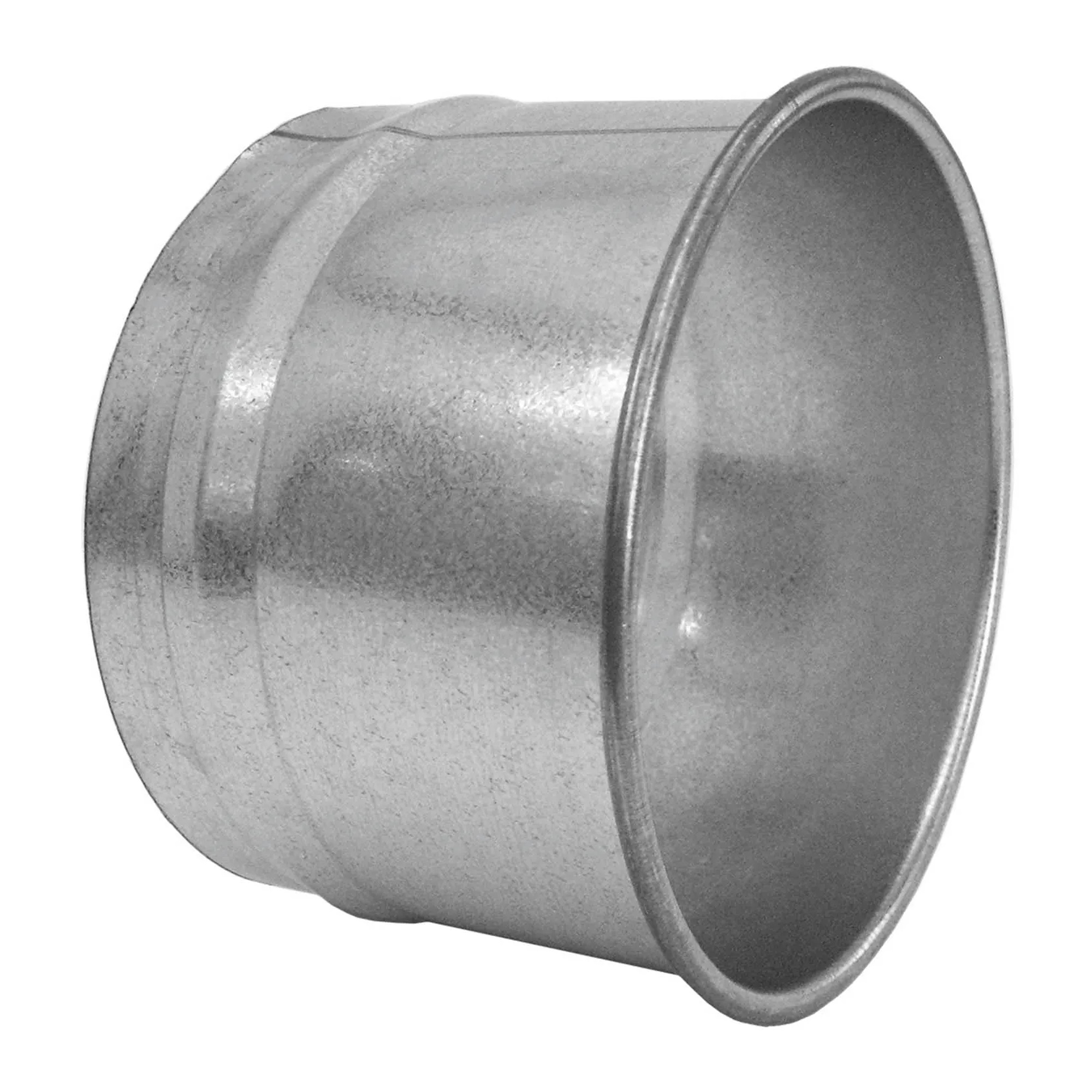 10 in. Diameter Galvanized Steel Quick-Fit Hose Adapter